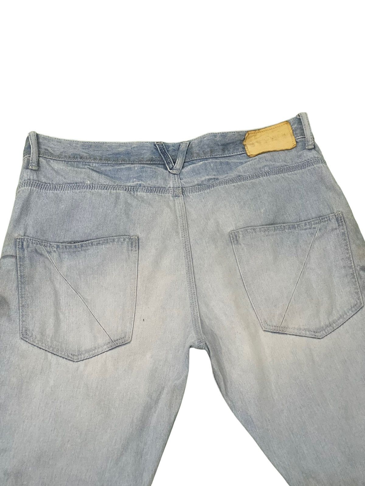 Japanese Brand Slim Jeans Vanquish Japan Distress Acid Wash 6🟦9 Size US 35 - 19 Thumbnail