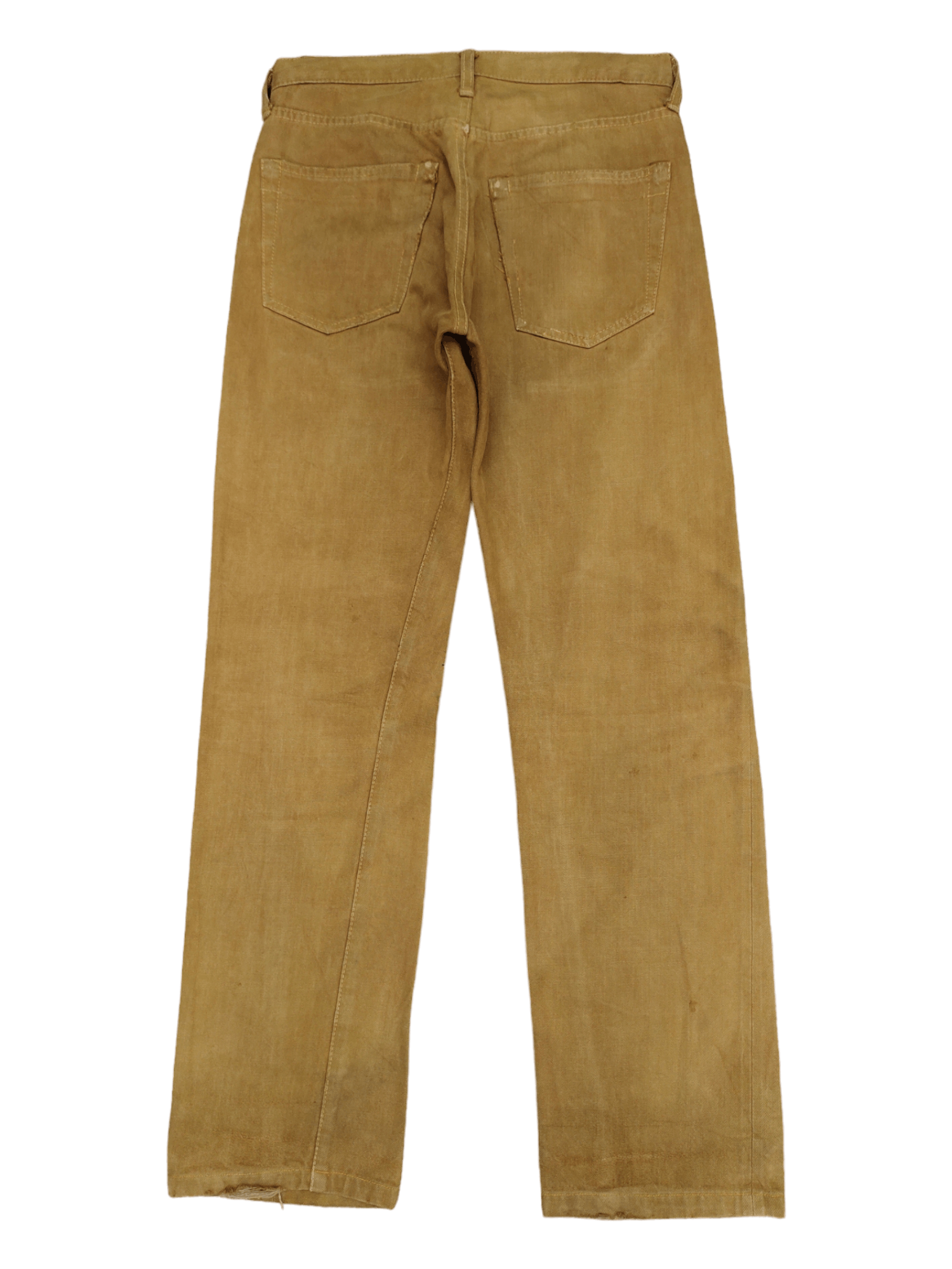 Dries Van Noten 1990s Dries Van Noten Persimmon Selvedge Distress Jeans Size US 30 / EU 46 - 12 Thumbnail