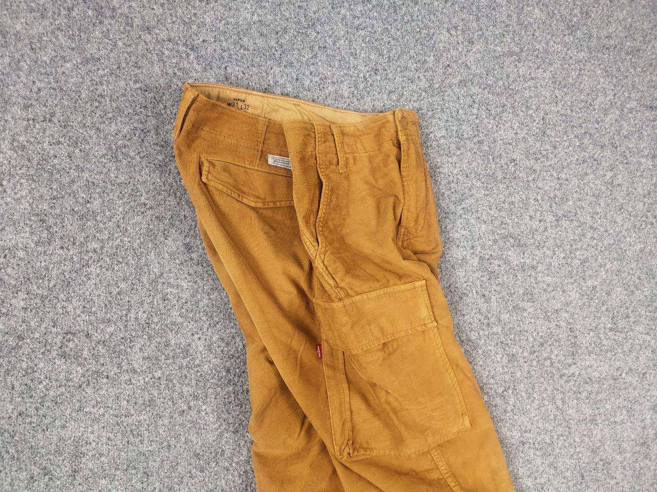 Levi's Levis xx Cargo Corduroy Trouser Brown Pants Vintage Style Size US 32 / EU 48 - 13 Thumbnail