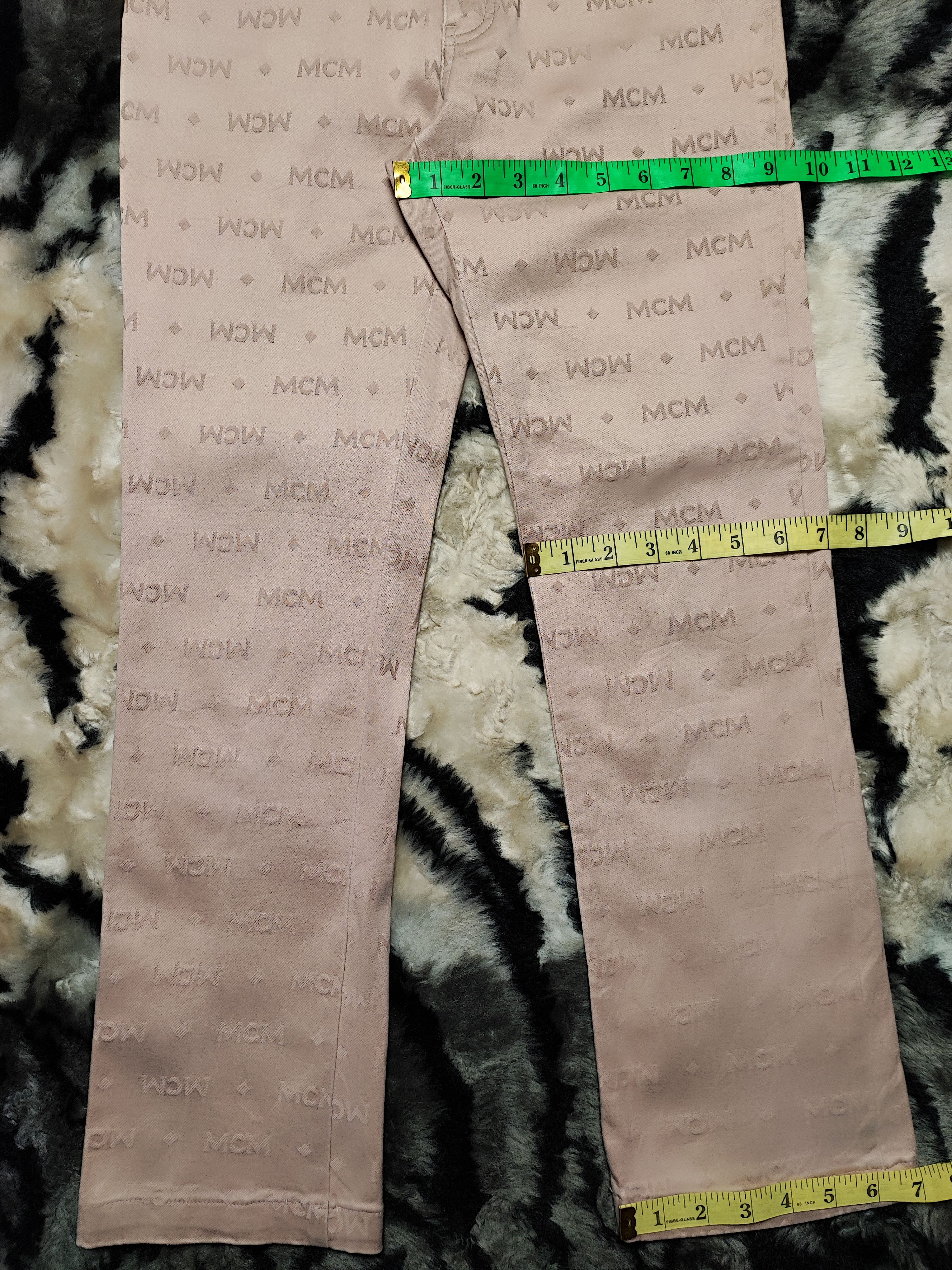 Jean × MCM MCM Jeans Rose Gold Fully Monogram Size 24" / US 00 / IT 34 - 14 Thumbnail