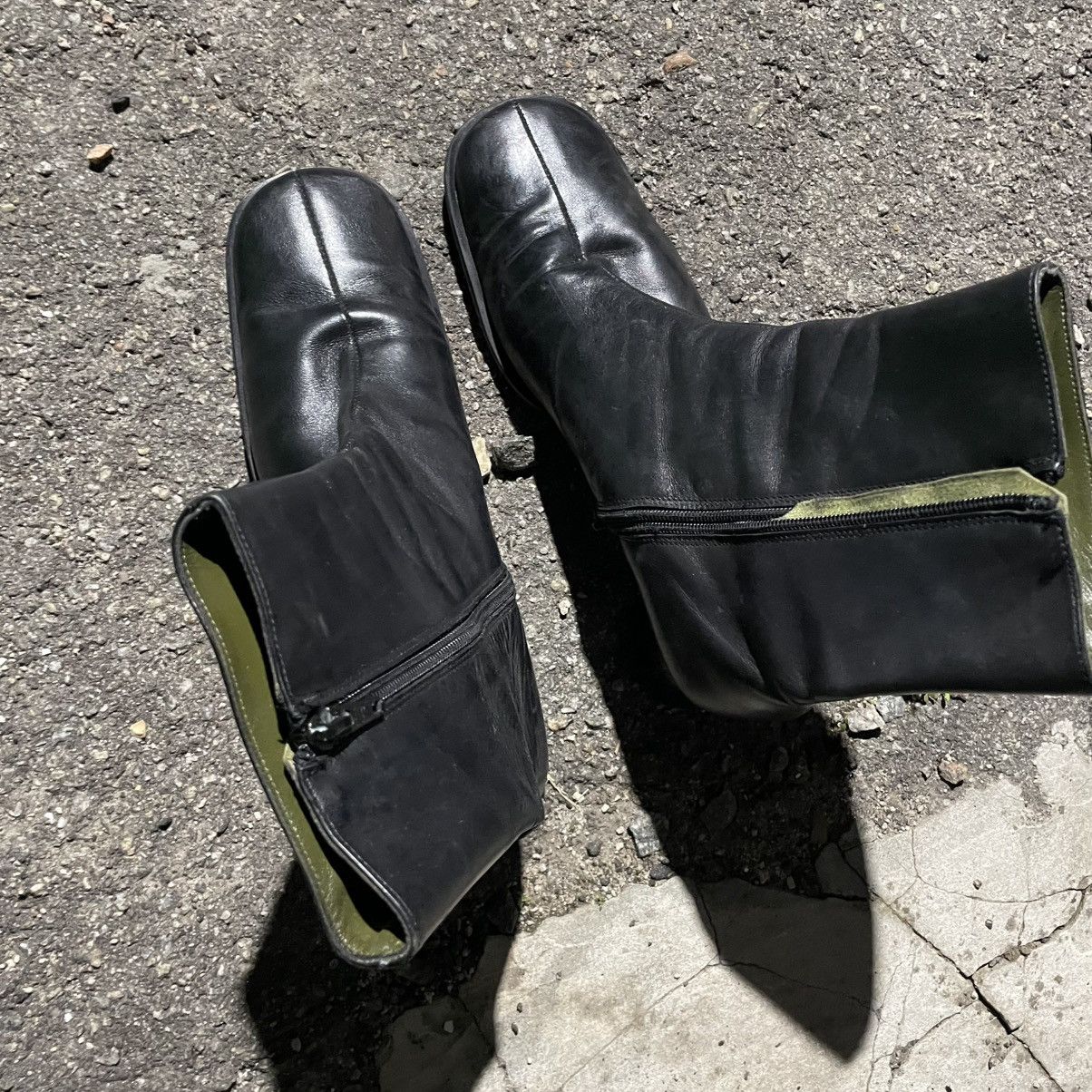 If Six Was Nine KENZO leather boots Balenciaga margiela style tabi platform Size US 8.5 / IT 38.5 - 2 Thumbnail
