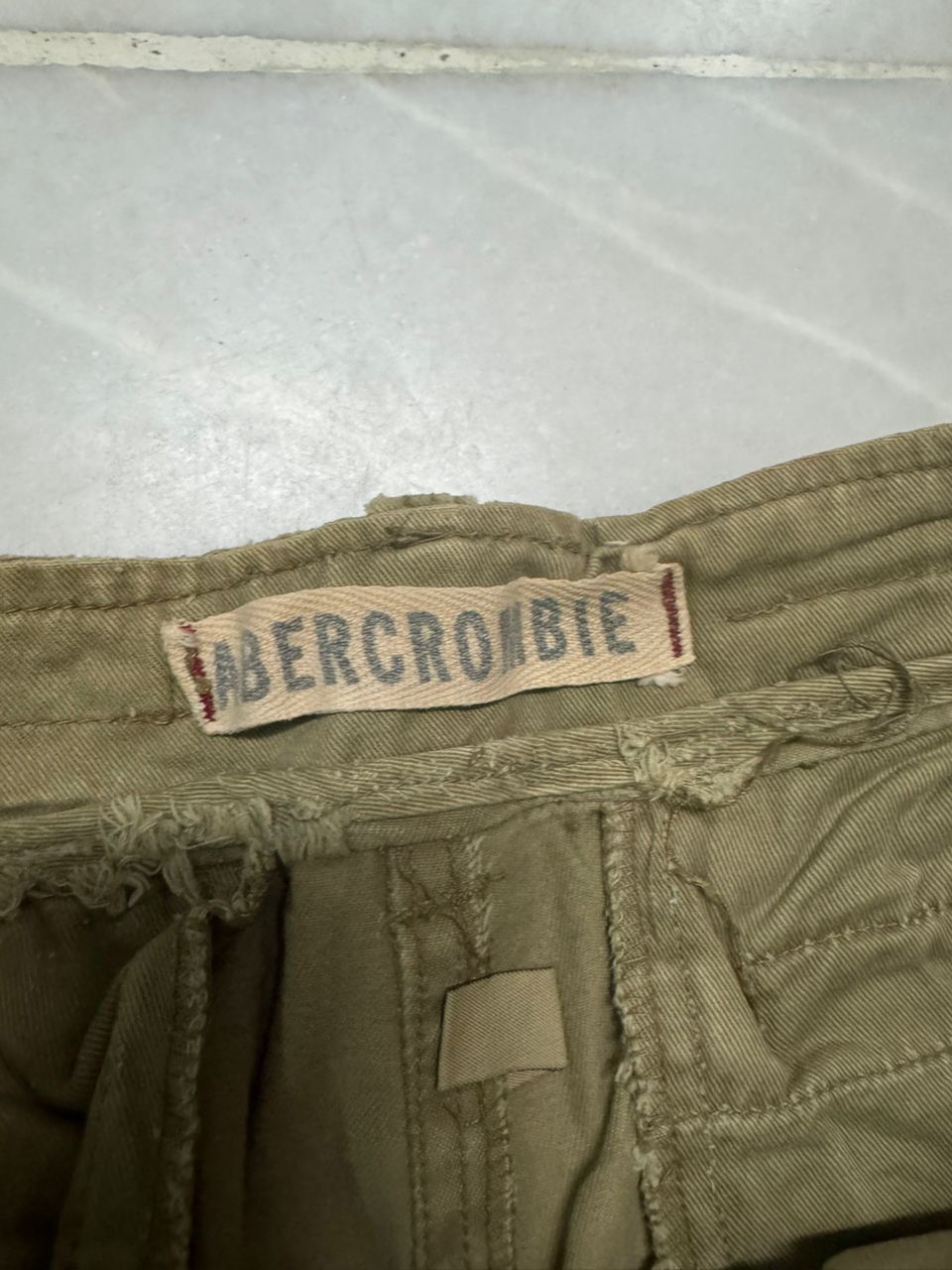 20471120 Baggy💥Vintage Abercrombie Tactical Cargo Big Pocket Distress Size US 32 / EU 48 - 11 Thumbnail