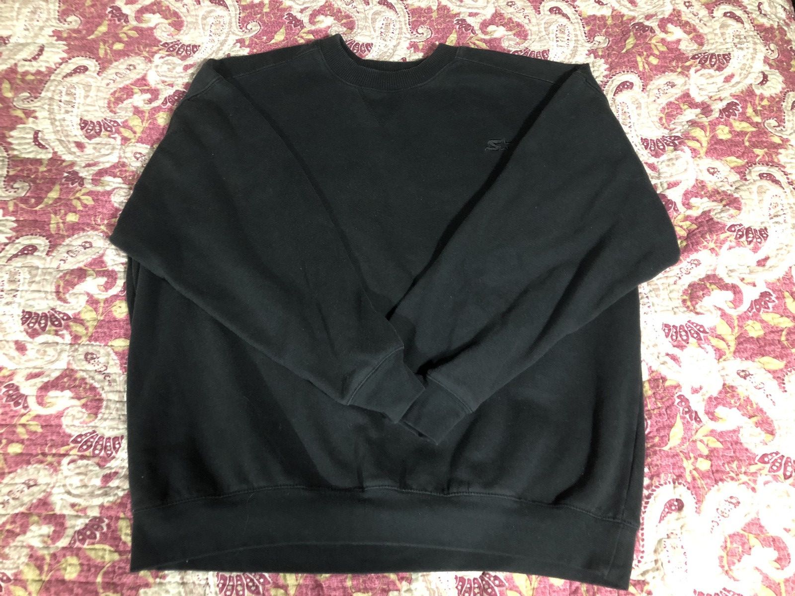 Starter Starter Black Sweatshirt (vintage) Size US XL / EU 56 / 4 - 1 Thumbnail