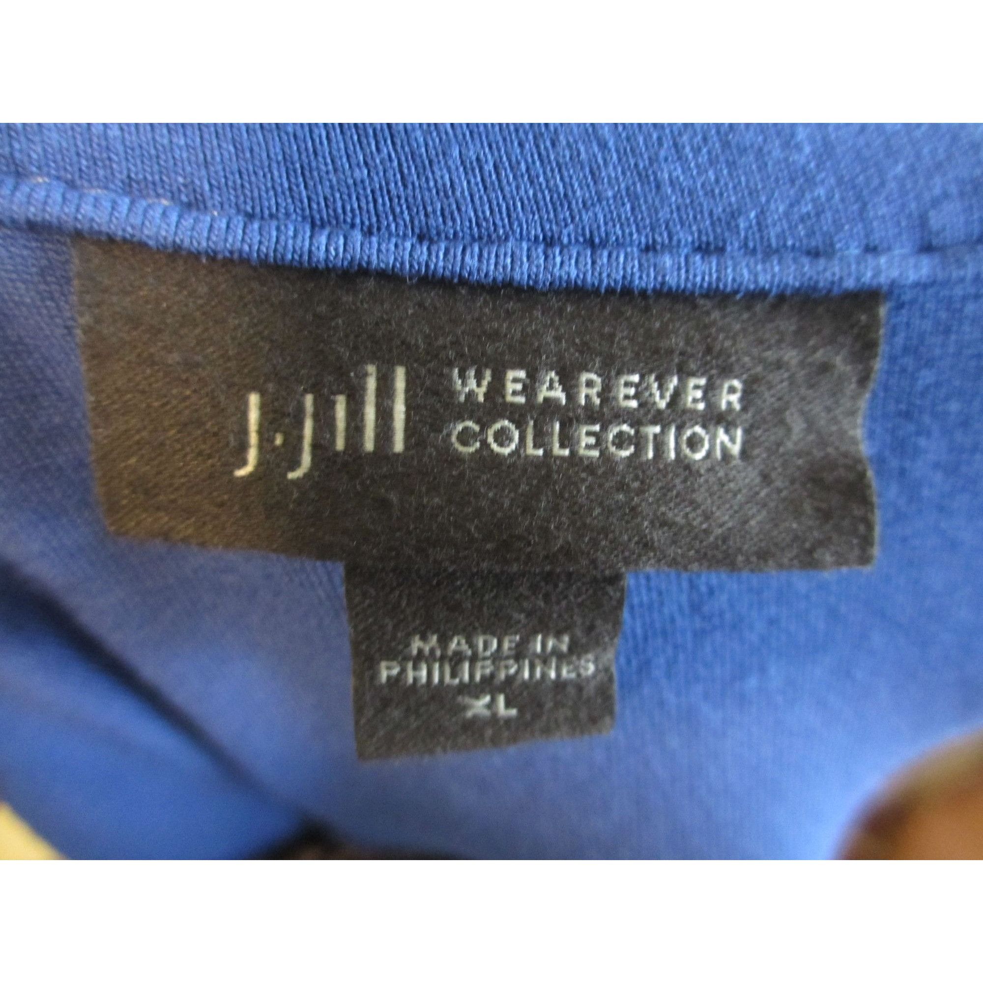 Other J.JILL WEARABLE COLLECTION BLUE LONG SLEEVED BUTTON DOWN BLO Size XL / US 12-14 / IT 48-50 - 6 Thumbnail