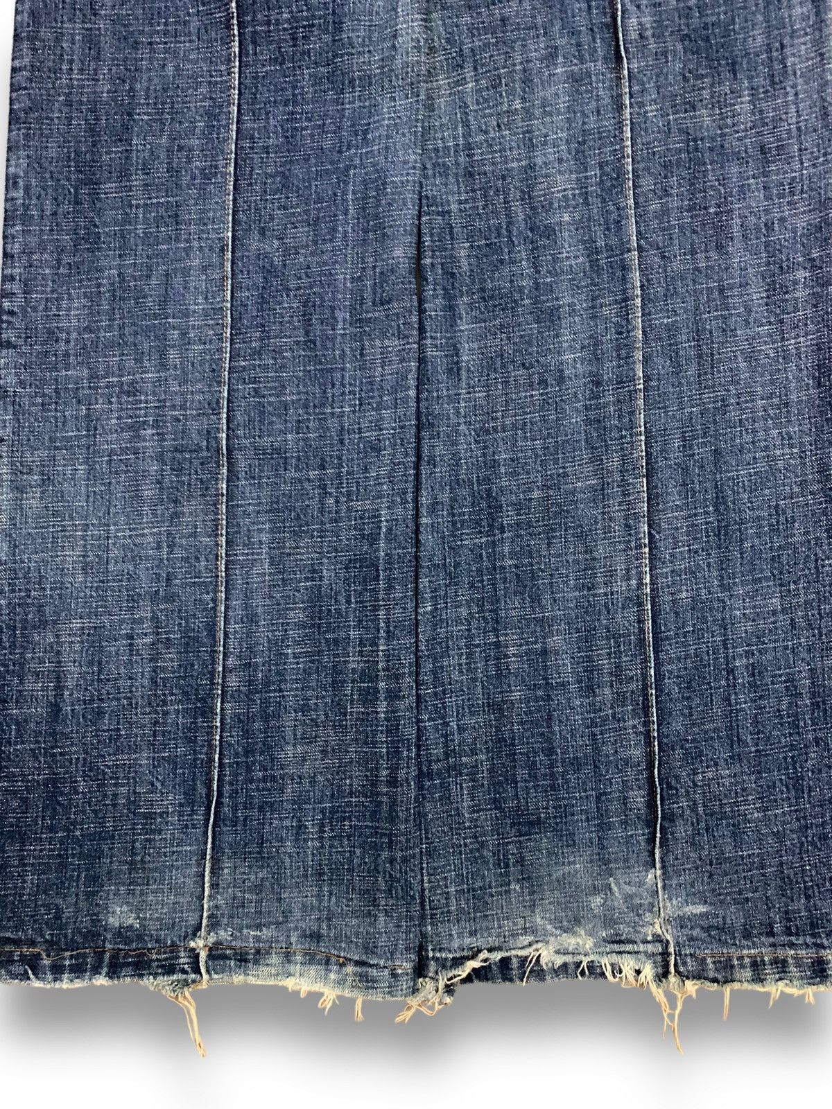 Japanese Brand Vintage Camel Road Faded Wash Flare Bell Bottom Panel Jeans Size US 31 - 13 Thumbnail