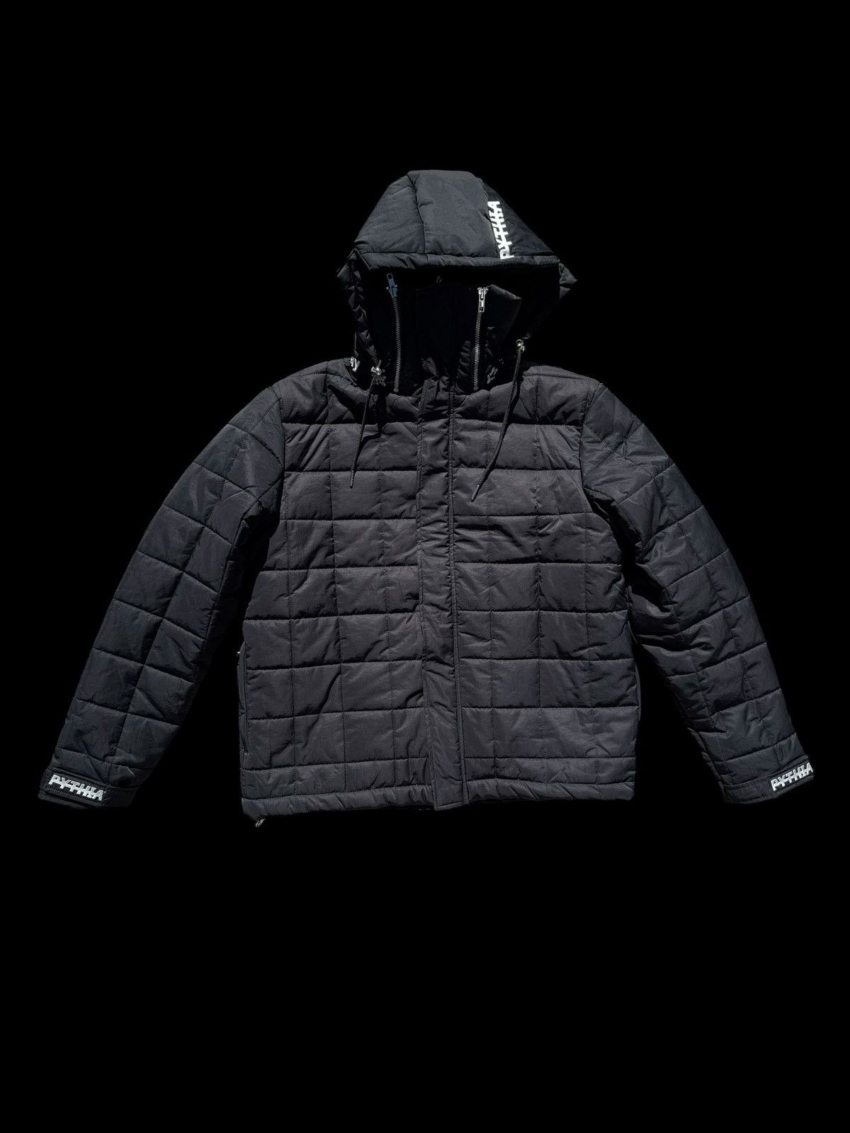 Pythia PYTHIA Quilted Hooded Jacket – “Every Day is a Rainy Day” Size US S / EU 44-46 / 1 - 1 Thumbnail