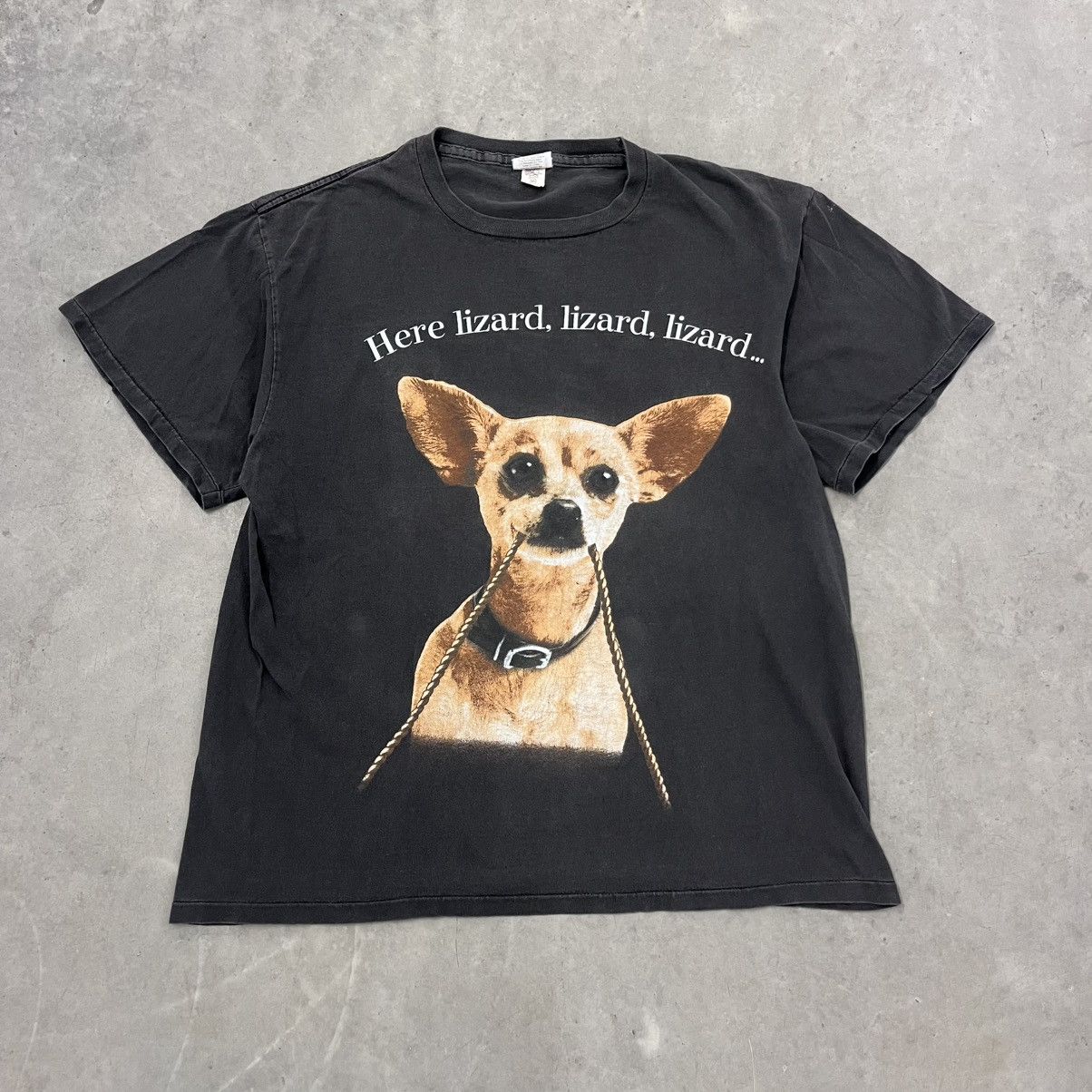 Vintage Vintage 1998 Taco Bell Chihuahua Lizard Shirt Promotion Tee Size US XL / EU 56 / 4 - 1 Thumbnail