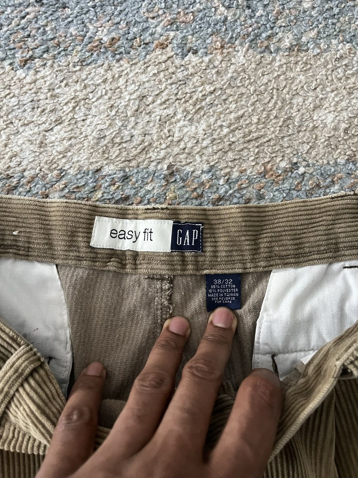 Gap × Vintage VTG gap corduroy brown skate pants 36 Size US 36 / EU 52 - 2 Thumbnail