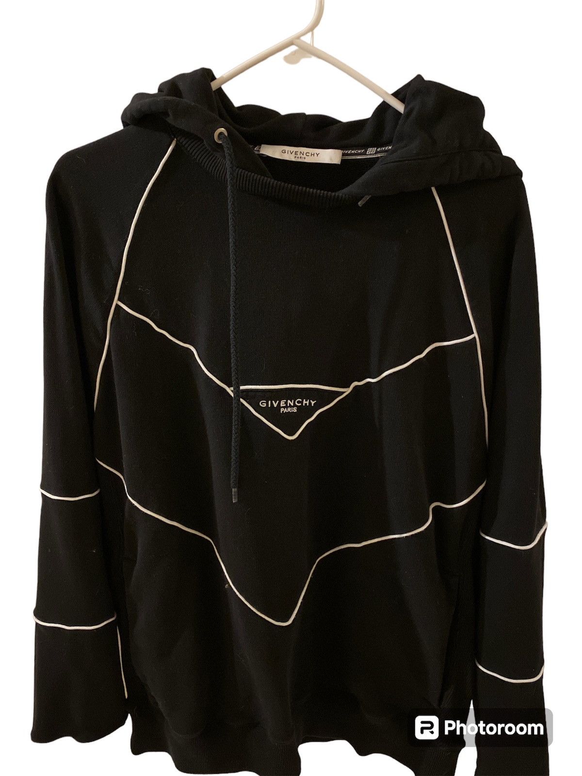 Image of Givenchy Men’S Black Hoodie, Men's (Size Small)