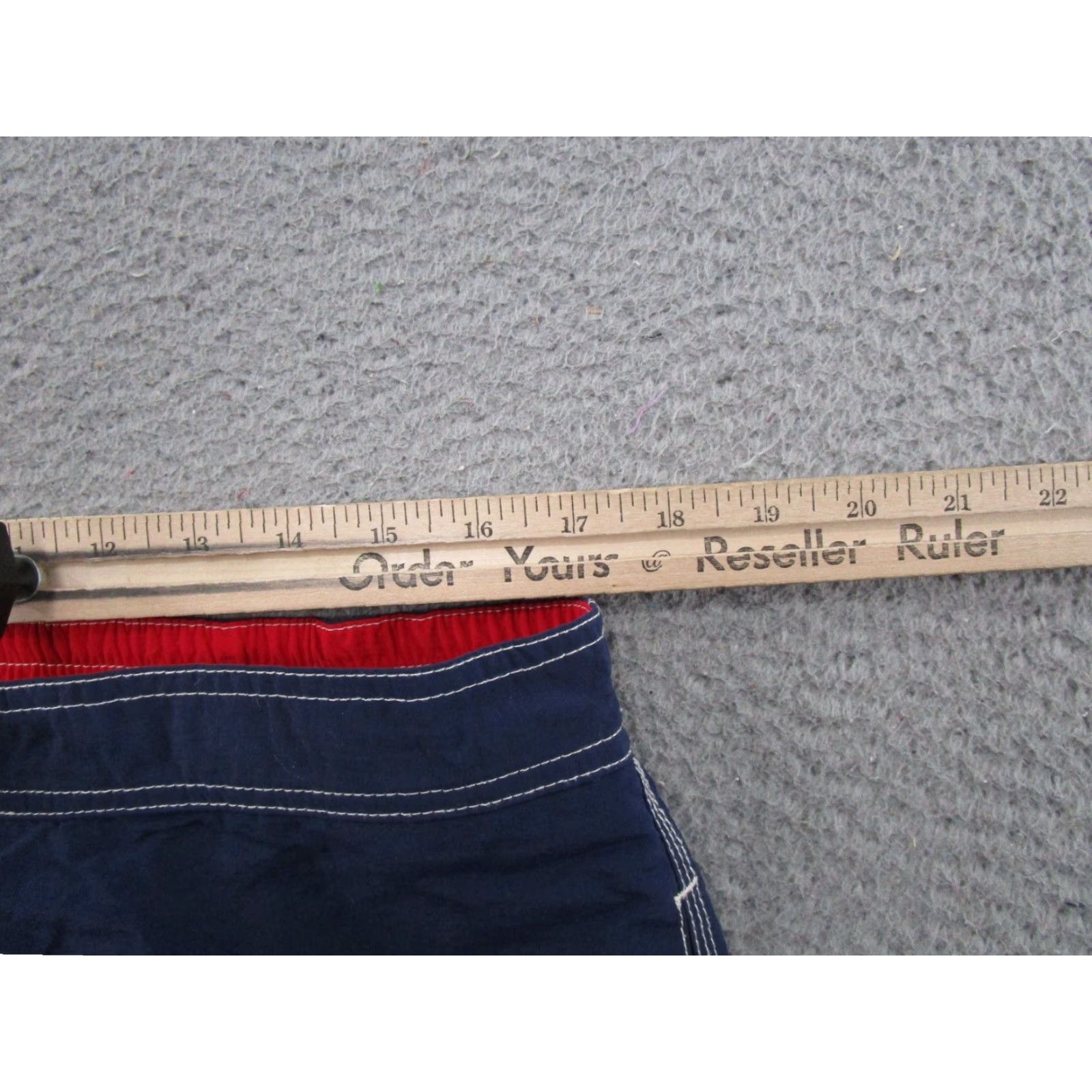 Polo Ralph Lauren VINTAGE Polo Ralph Lauren Swim Trunks Board Shorts Mens L Blue Navy Blue Poly Blend Drawstring Pockets Quick Dry Logo Beach Size US L / EU 52-54 / 3 - 5 Thumbnail