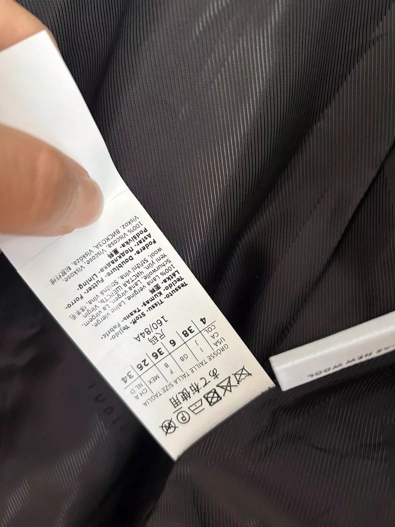 Max Mara Max Mara Studio Black Wool Overcoat Size S / US 4 / IT 40 - 3 Thumbnail