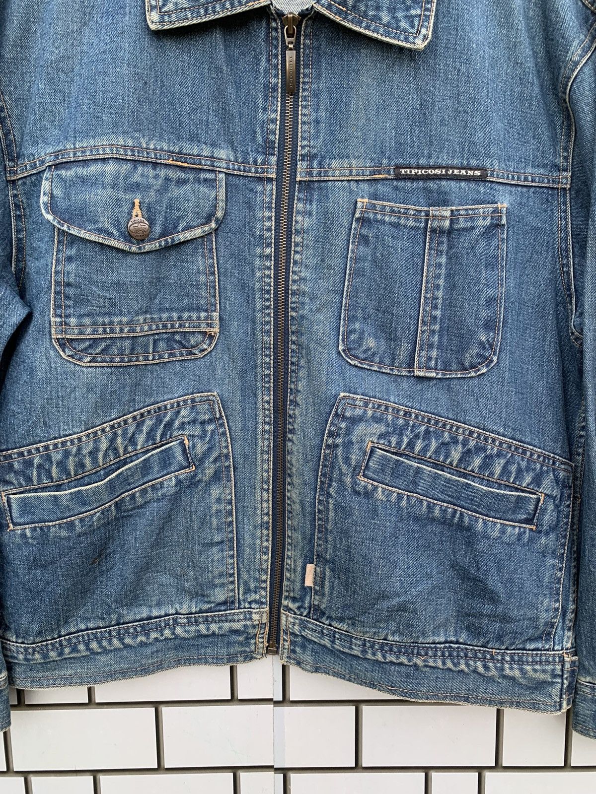 Japanese Brand × Vintage Vintage Japanese Brand Tipicosi Jeans Denim Jacket Size US L / EU 52-54 / 3 - 8 Thumbnail