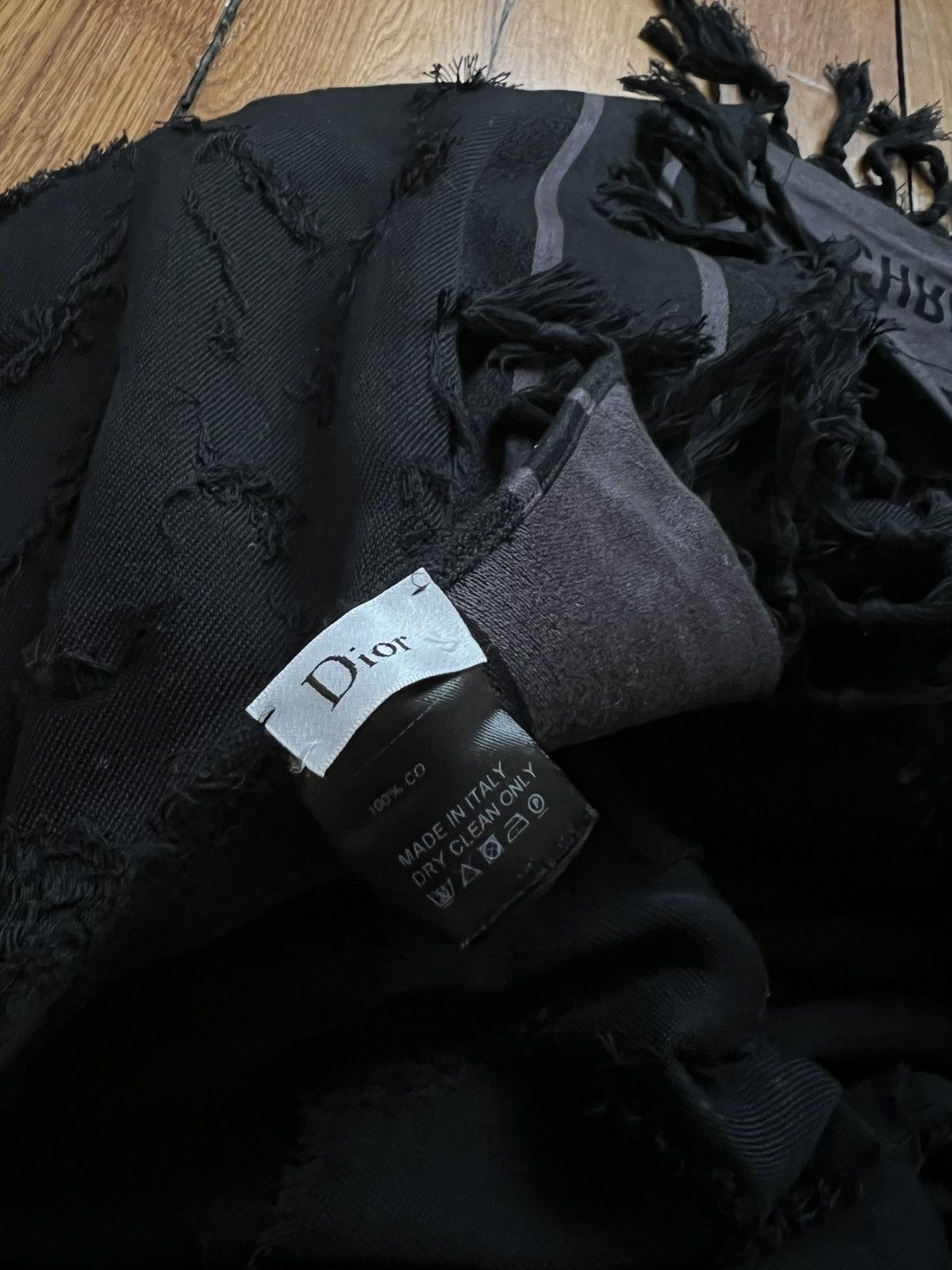 Dior Dior Black Plaid 170x120cm Size ONE SIZE - 4 Thumbnail