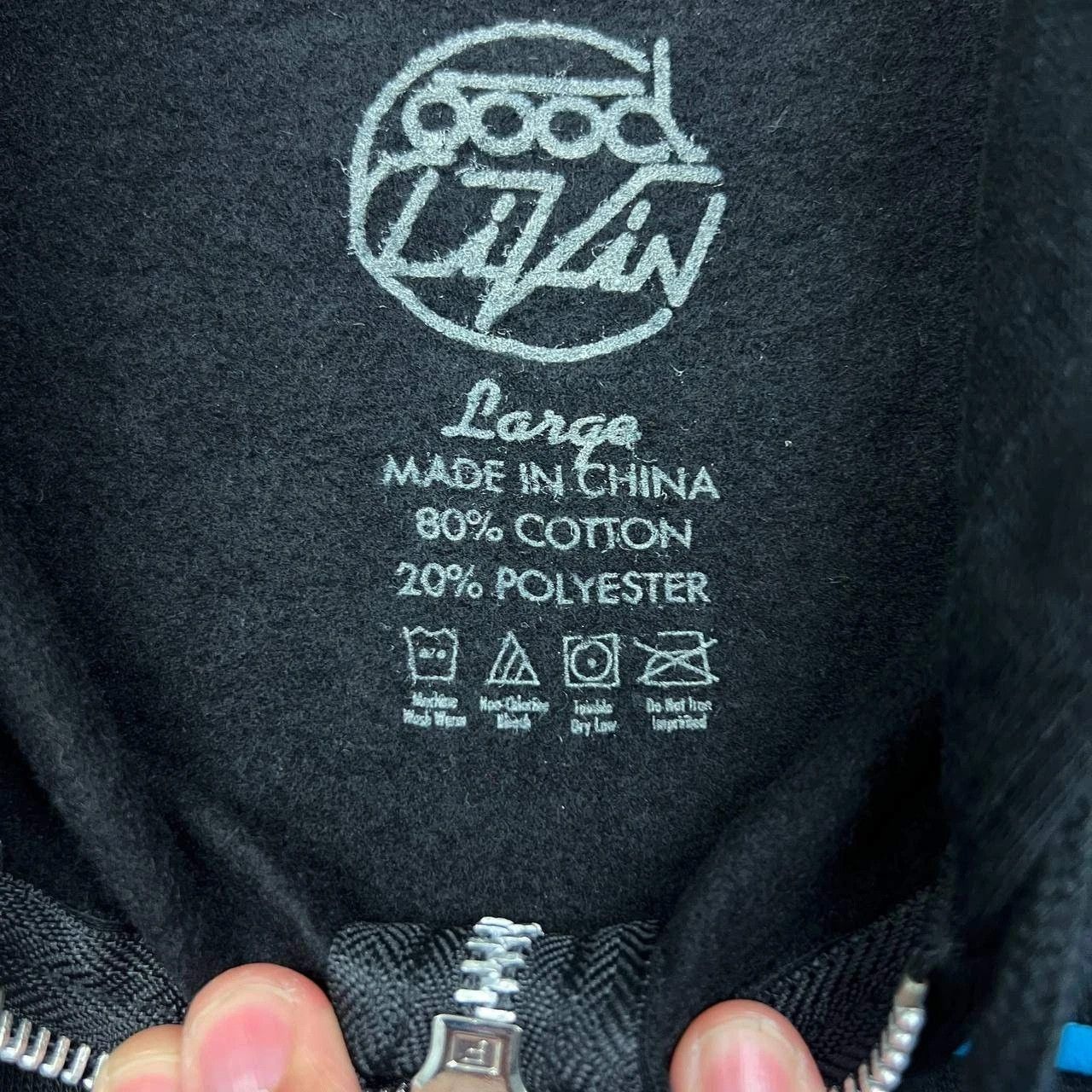 Other Good Livin Hoodie Men Black Fleece Lined Full Zip New L Size US L / EU 52-54 / 3 - 2 Thumbnail