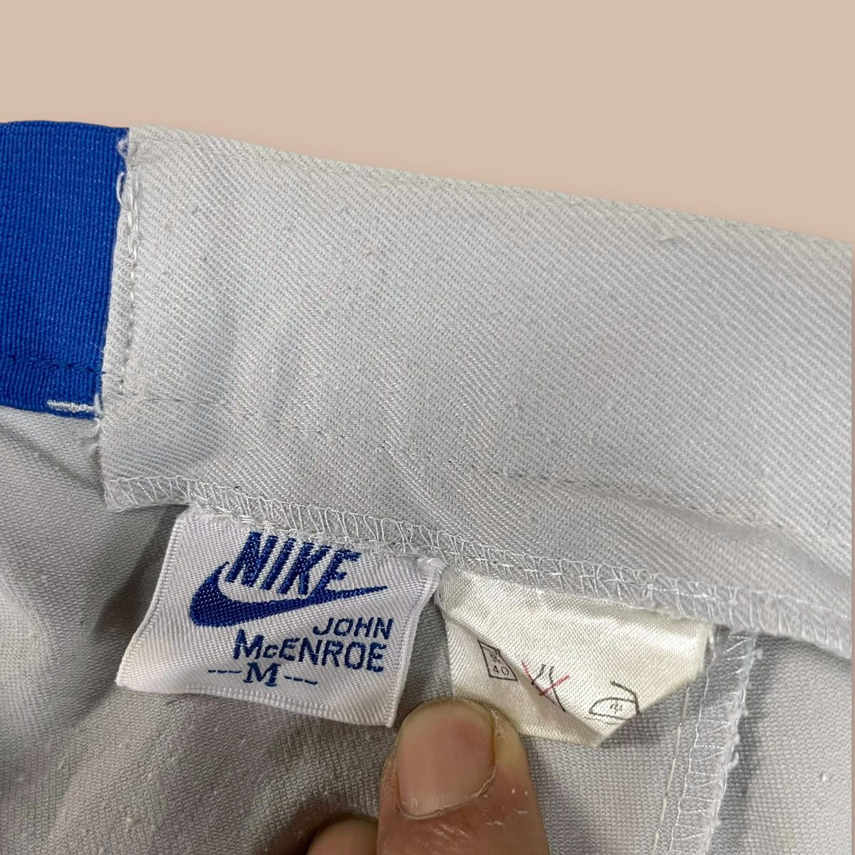 Nike Vintage 80s Nike Challenge Court John Mcenroe Shorts Size US 29 - 10 Thumbnail