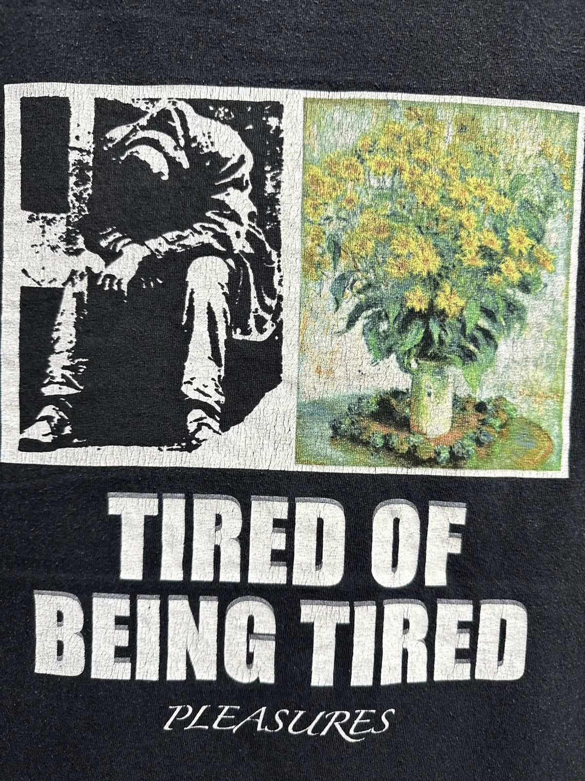 Pleasures Vintage Pleasures Tired Of Being Tired Faded Tee Size US L / EU 52-54 / 3 - 2 Thumbnail