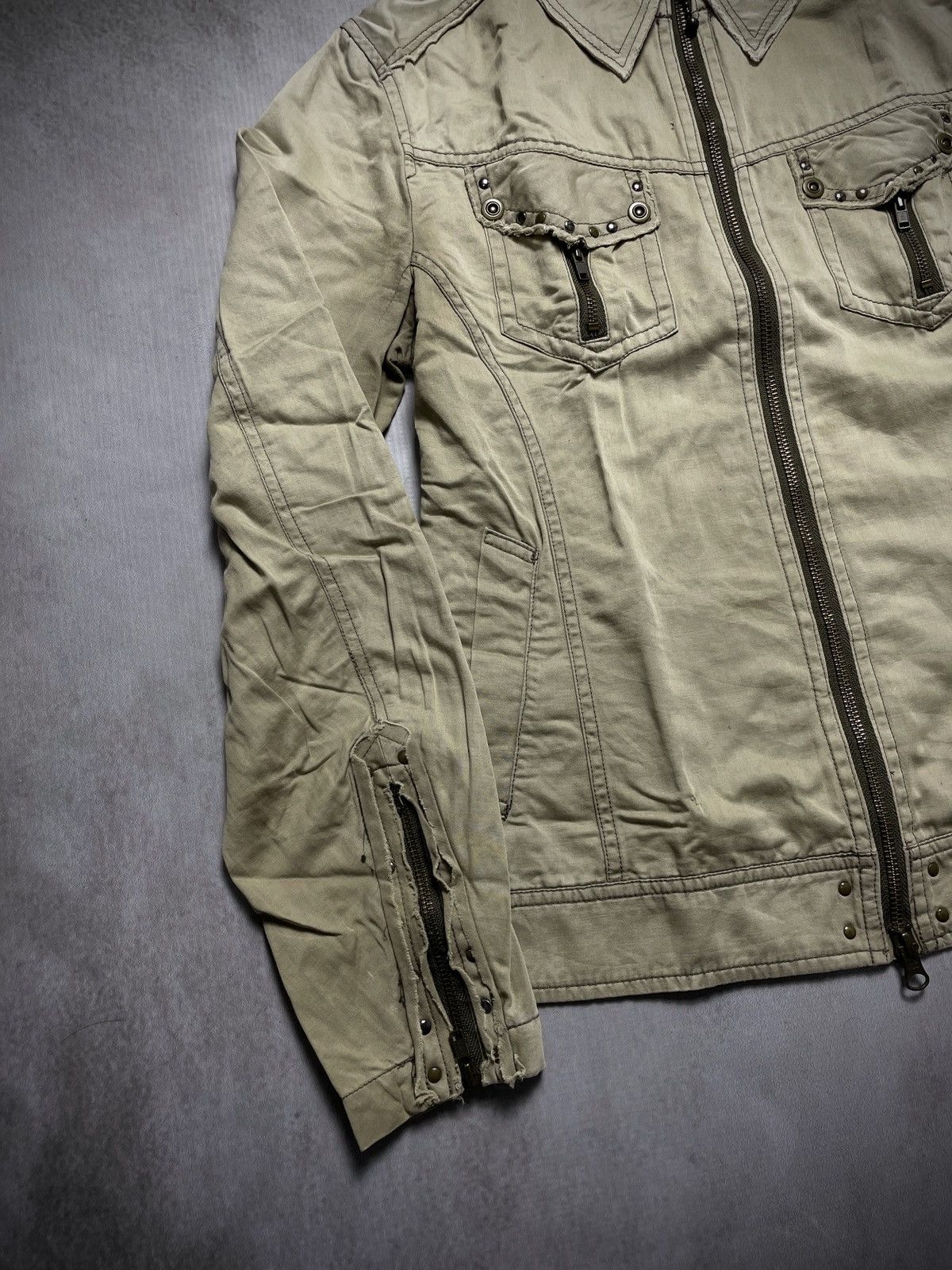 14th Addiction 2000’s Michel Klein Homme - Apocalypse Style Bikers Jacket Size US M / EU 48-50 / 2 - 5 Thumbnail