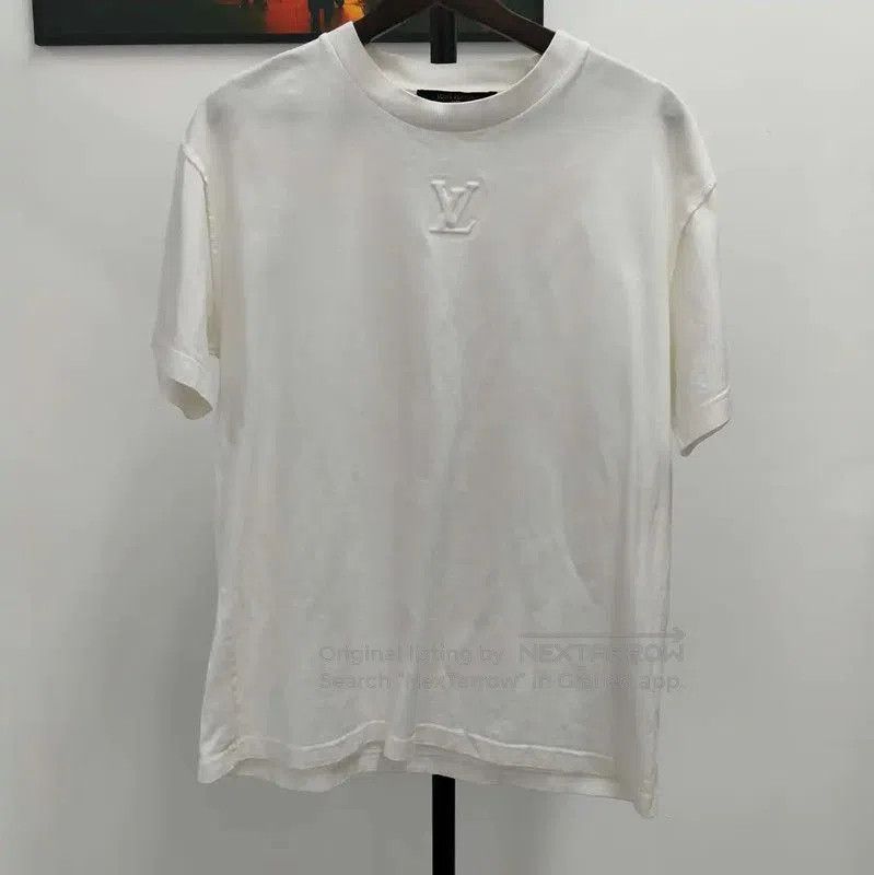 Louis Vuitton Louis Vuitton White Cotton Short Sleeve T-Shirt . Size US S / EU 44-46 / 1 - 1 Thumbnail