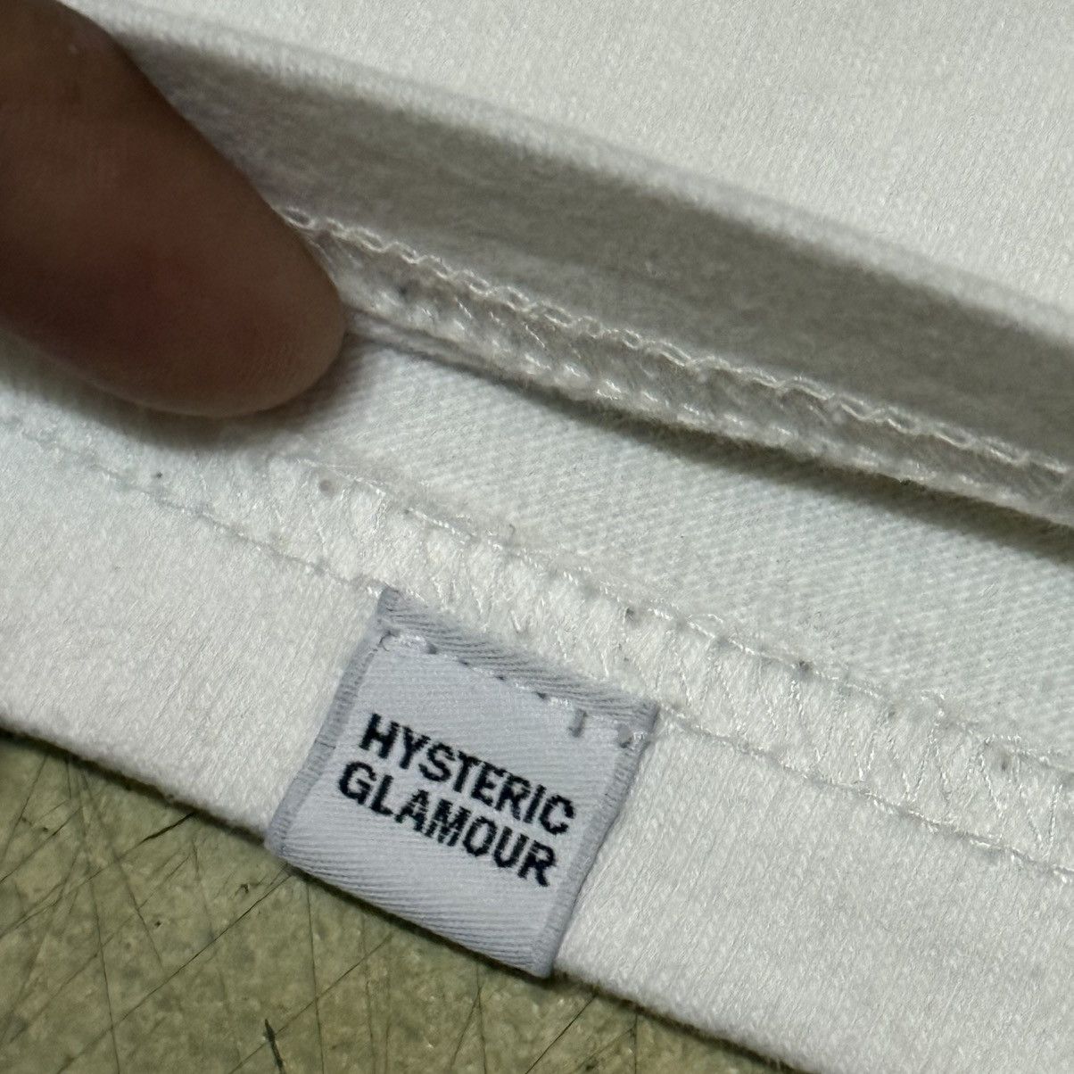Hysteric Glamour Hysteric Glamour Big Logo Long Sleeve T Shirt Size US S / EU 44-46 / 1 - 6 Thumbnail
