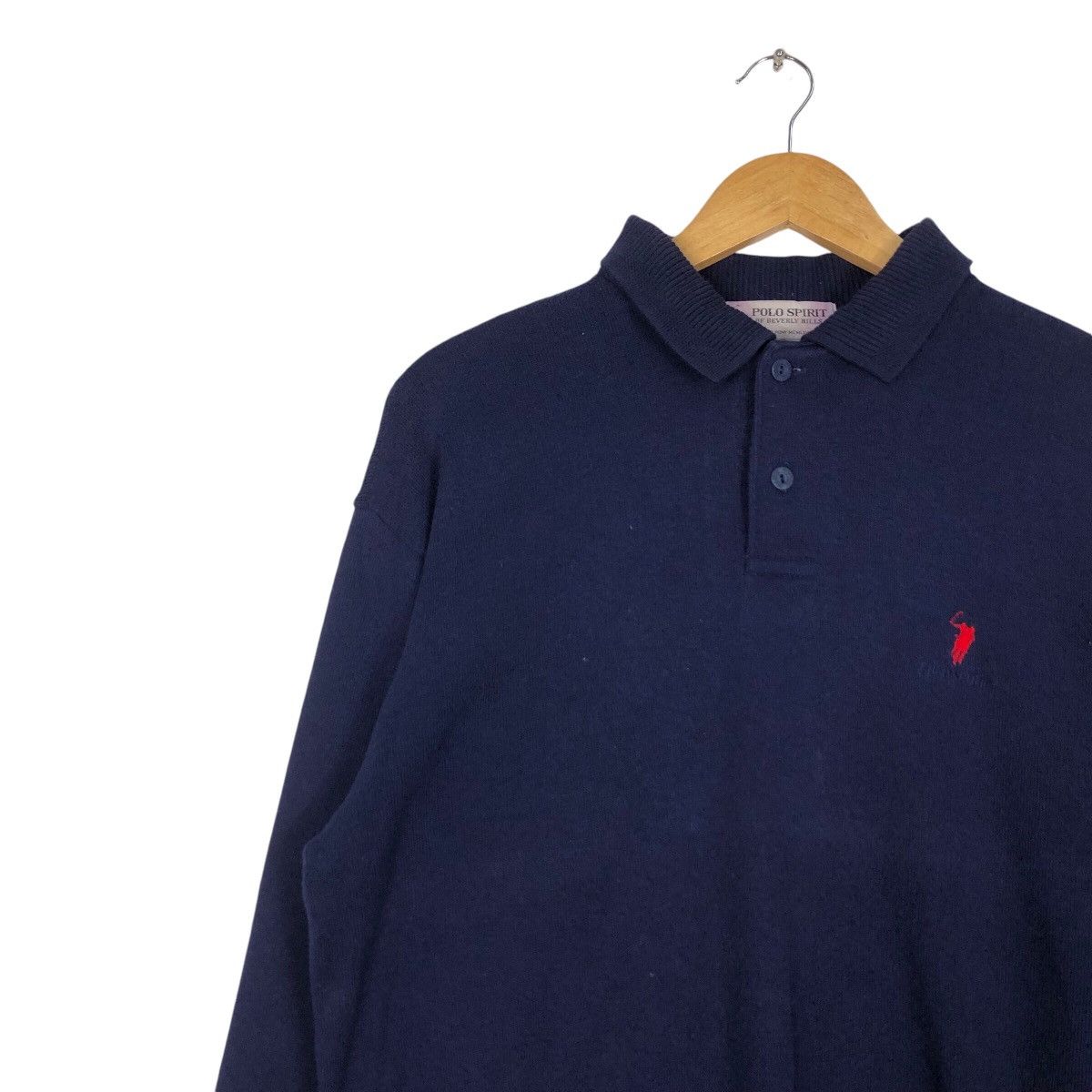 Vintage Vintage Polo Spirit Sweatshirt Jumper Rare 90s Small Size US S / EU 44-46 / 1 - 6 Thumbnail