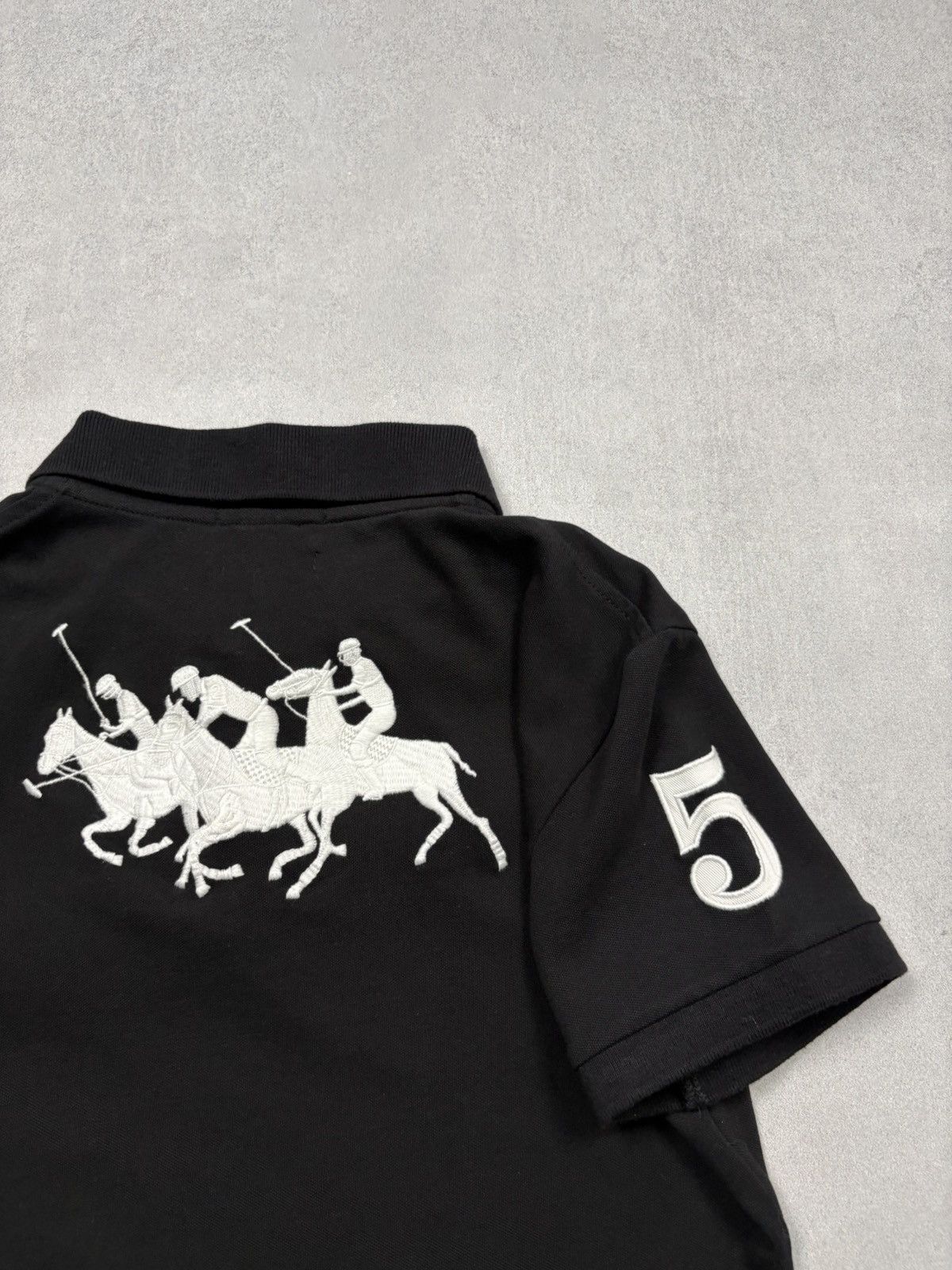Polo Ralph Lauren Polo Ralph Lauren Custom Fit Polo Shirt Pony Spellout Logo L Size L / US 10 / IT 46 - 3 Thumbnail