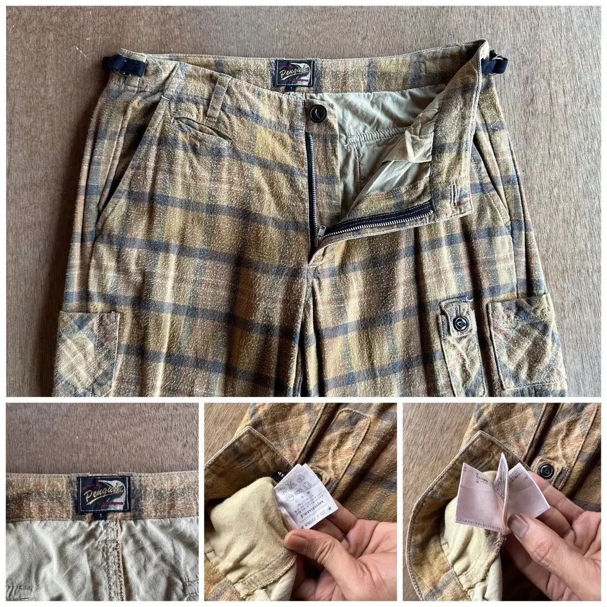 If Six Was Nine SICKS🔥PENGUIN MUNSINGWEAR JAPAN CHECK PLAID VTG DOUBLE KNEE Size US 30 / EU 46 - 17 Thumbnail