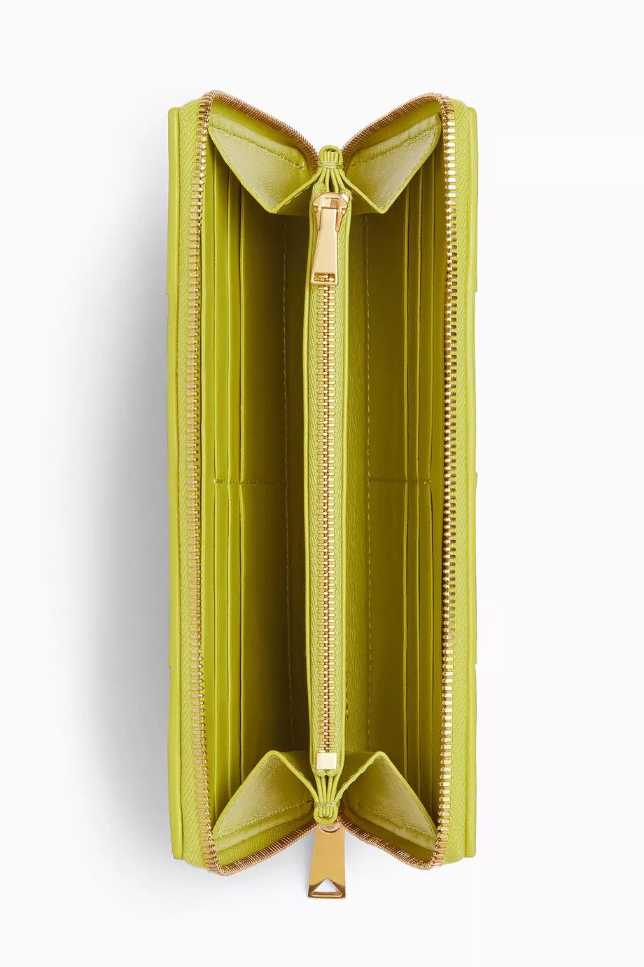 Bottega Veneta o1n1vont1224 Size: OS / Zip Around Wallet in Yellow Size ONE SIZE - 4 Thumbnail