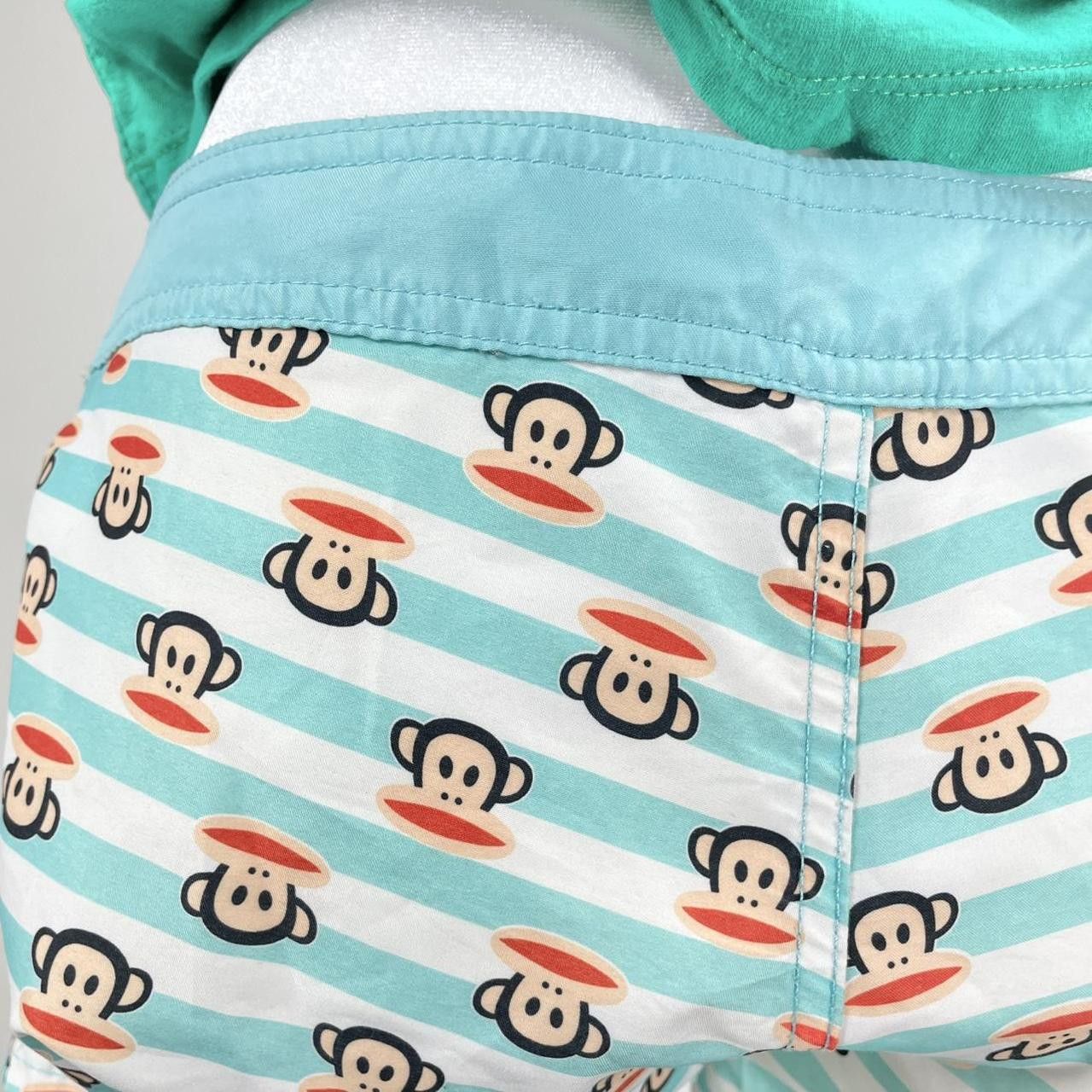 Paul Frank ✩ Paul Frank Turquoise Julius Monogram Swimming Trunks ♡ Size 26" / US 2 / IT 38 - 7 Thumbnail
