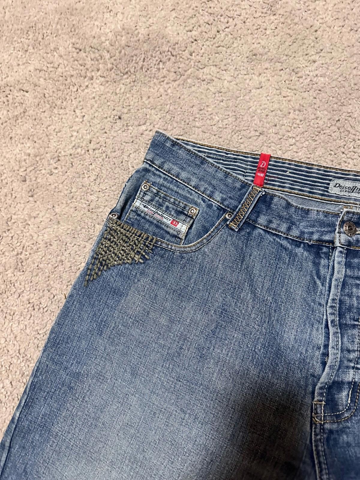Diesel Vintage Diesel Jeans Mens 40 Blue Denim Pants Straight Y2K Size US 40 / EU 56 - 8 Thumbnail