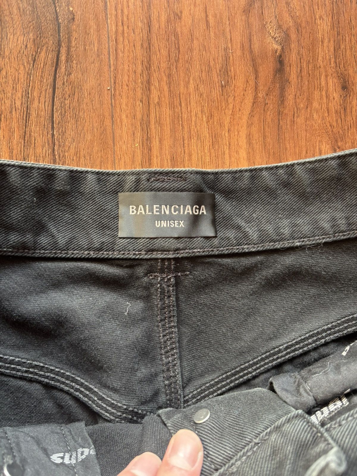 Balenciaga BALENCIAGA RIPPED OFF BAGGY PANTS Size US 33 - 3 Thumbnail