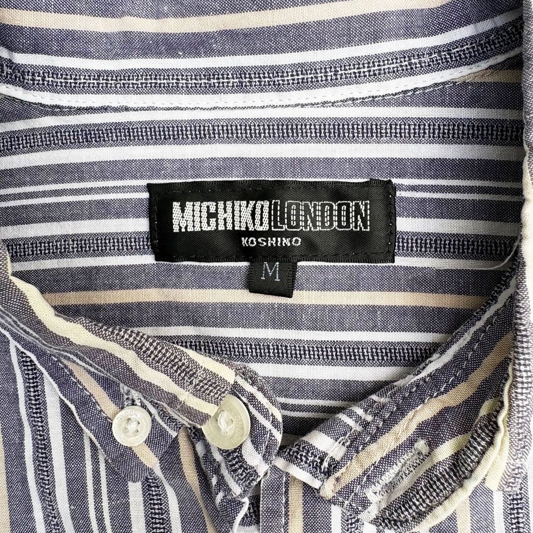 Michiko Koshino London Michiko Koshino London 2000 Vintage S/S Button Up Shirt Size US M / EU 48-50 / 2 - 3 Thumbnail