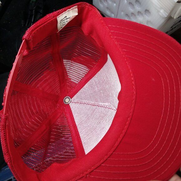 Other DS Vintage Gensco Glasfloss Pleats Patch Snap Trucker Hat Size ONE SIZE - 7 Thumbnail
