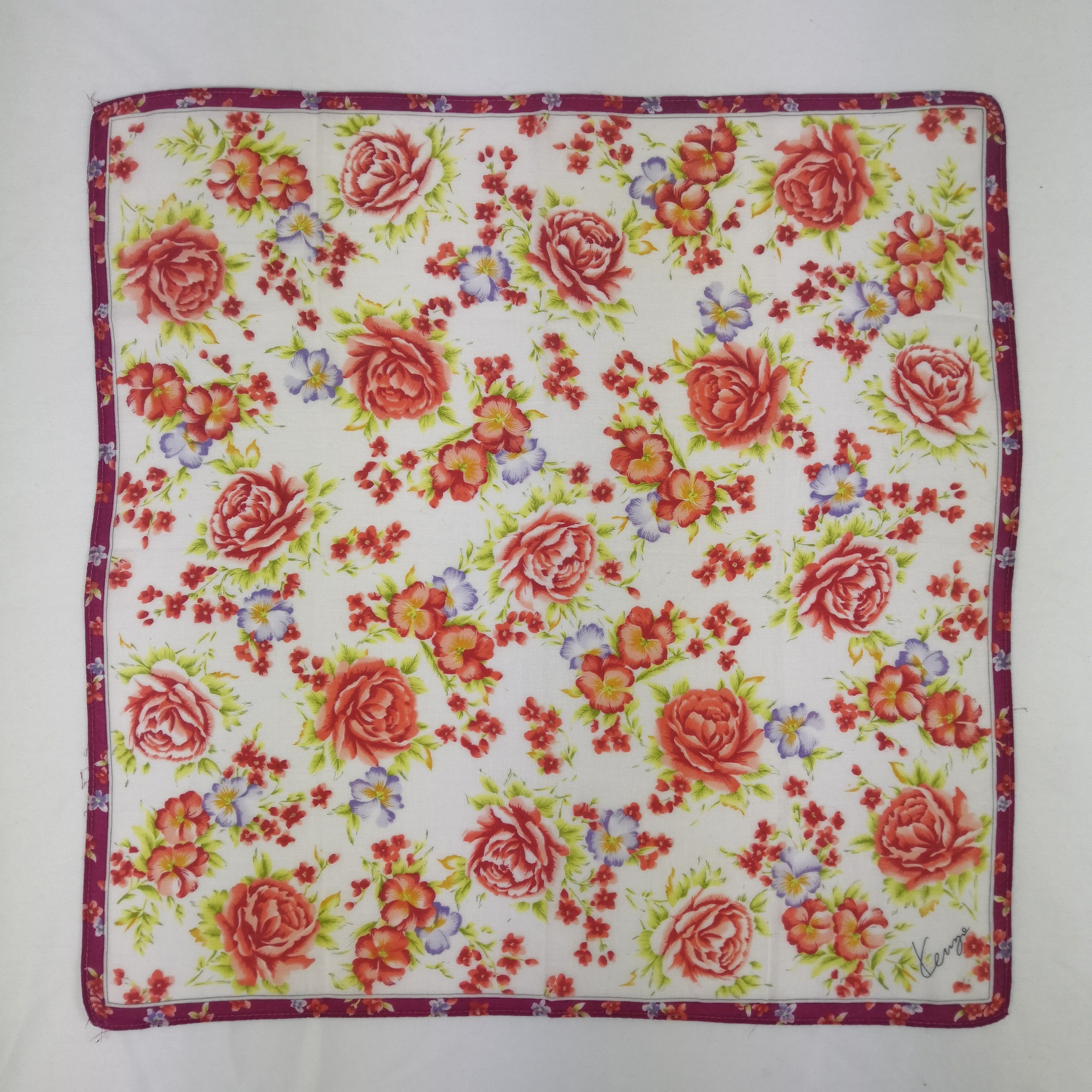 Kenzo Vintage Kenzo Handkerchief Neckerchief Bandana Size ONE SIZE - 3 Thumbnail