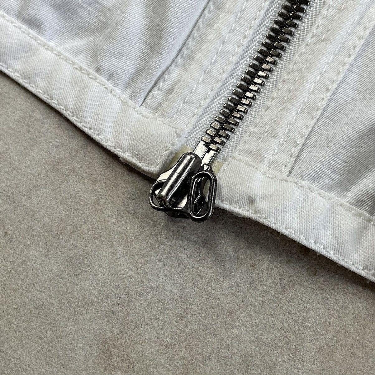 Bottega Veneta Bottega Veneta Zip Biker Transformer Off White Jacket Size S / US 4 / IT 40 - 18 Thumbnail