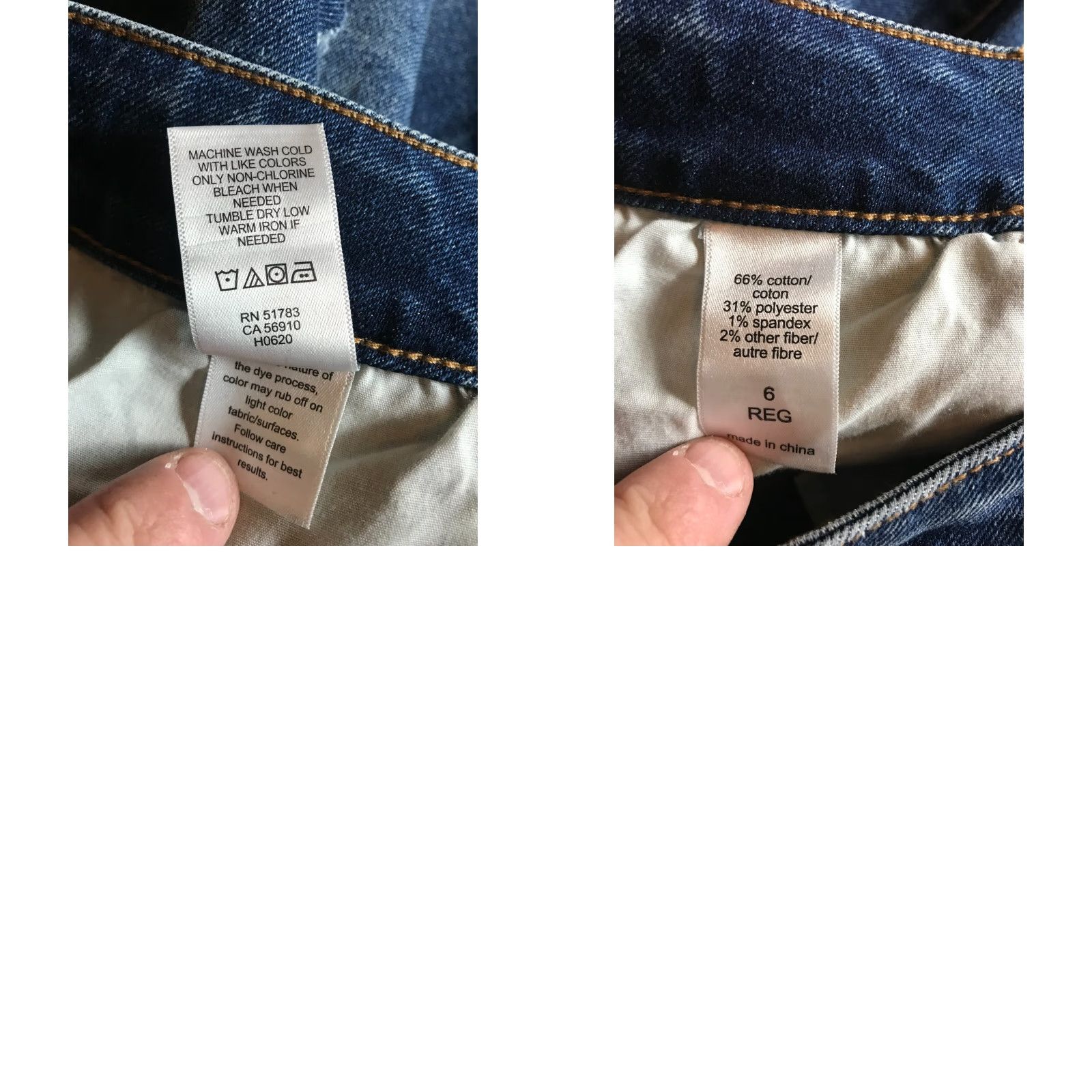 Vintage Maurices Jeans Women's Size 6 REG Blue Denim Distressed High Rise Cut Off Jeans Size 28" / US 6 / IT 42 - 8 Thumbnail