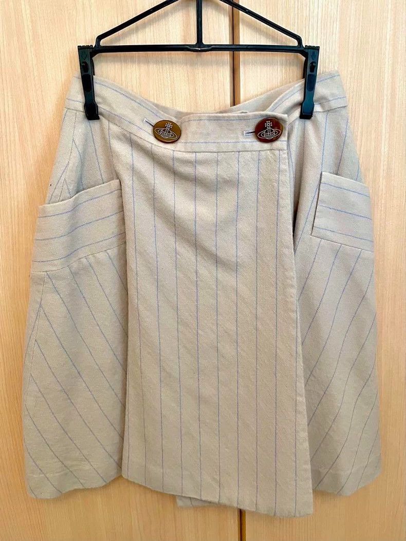 Vivienne Westwood Vivienne Westwood RED LABEL Striped Skirt Size US 26 / EU 42 - 1 Thumbnail