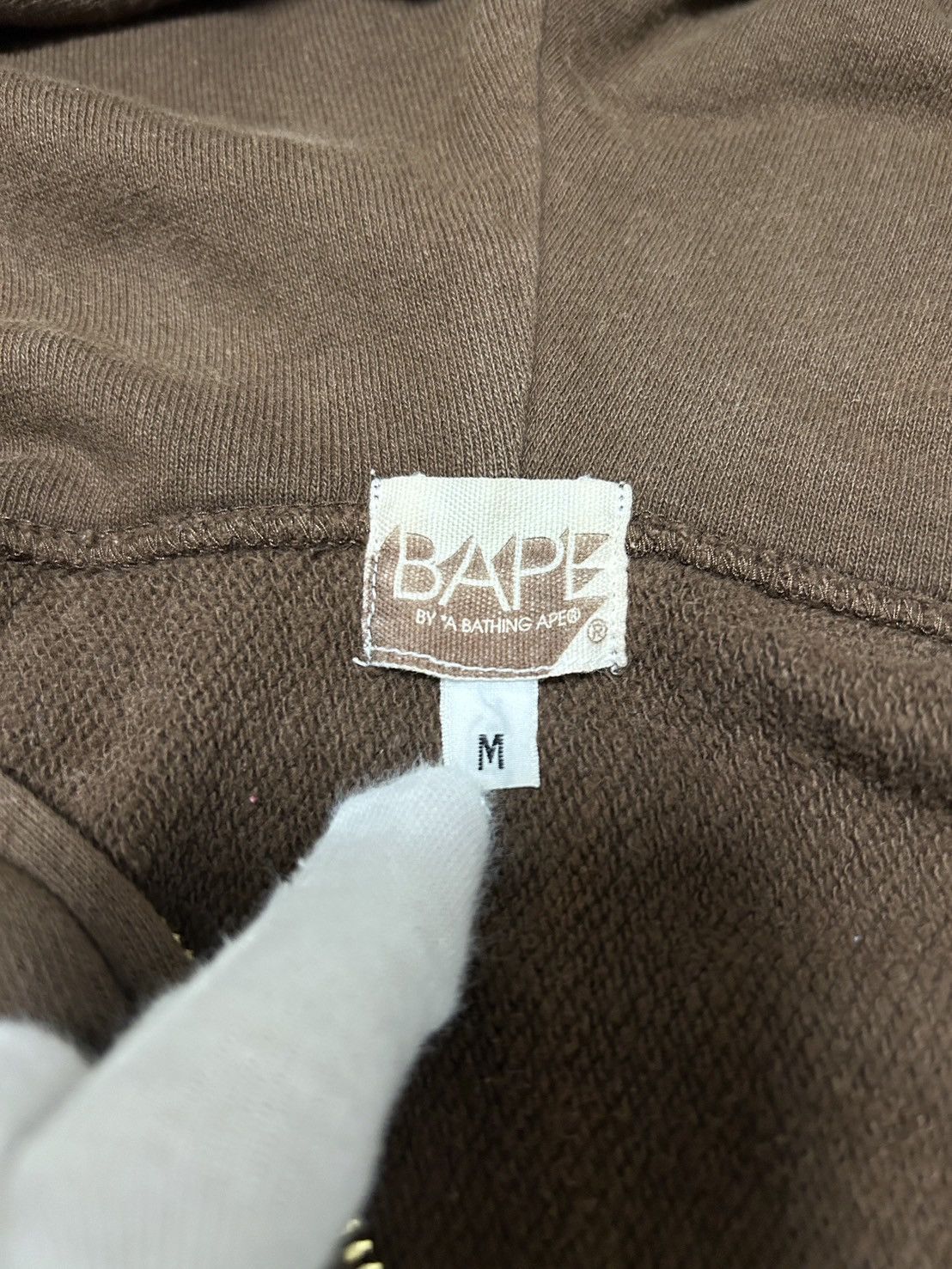 Bape Bape Brown spell out Full Zip Hoodie Size US M / EU 48-50 / 2 - 4 Thumbnail