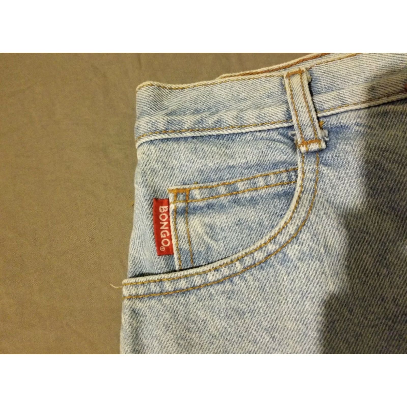 Vintage VINTAGE Bongo Shorts Womens 11 Blue Denim Jean Size 32" / US 10 / IT 46 - 3 Thumbnail