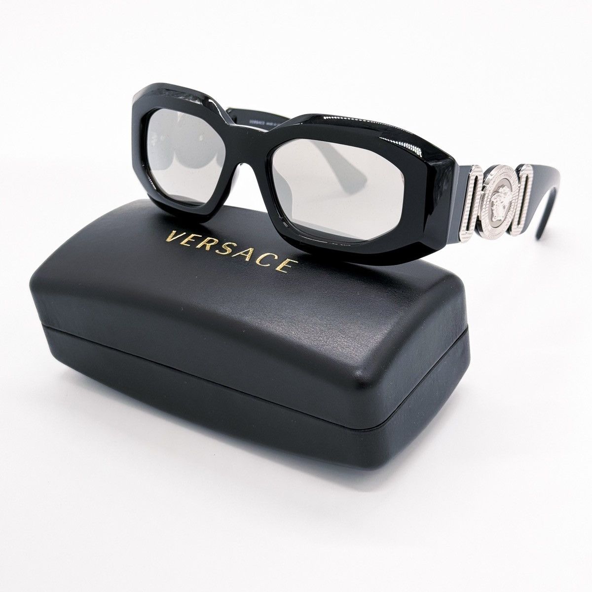image of New Versace Mod 4425U 5422/6G Black Ve4425U 54226G, Men's