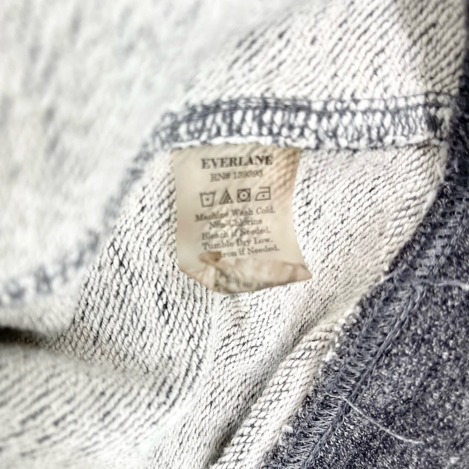 Everlane Everlane Raglan Gray Short Sleeve Swoop Neck Sweater Medium Size M / US 6-8 / IT 42-44 - 3 Thumbnail
