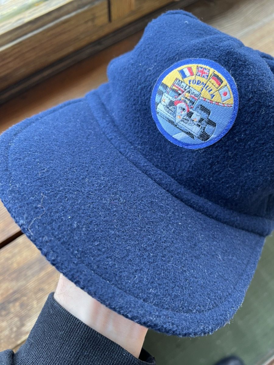 Vintage Vintage Streetwear Fleece Hat Formula 1 Y2K Size ONE SIZE - 5 Thumbnail