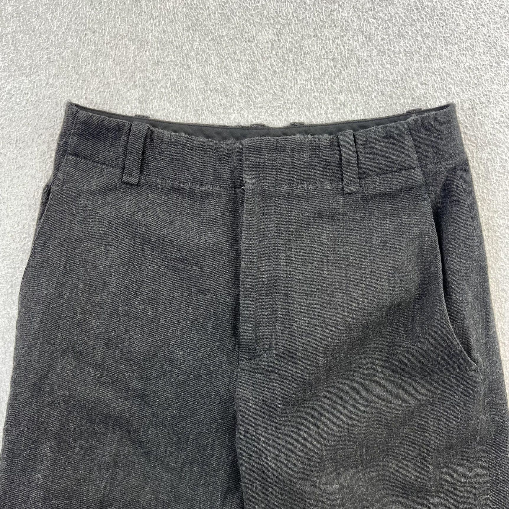 Vince Vince Womens Pants 6 Charcoal Gray Wool Cotton Blend Straight Leg Dress Pants Size 28" / US 6 / IT 42 - 5 Thumbnail
