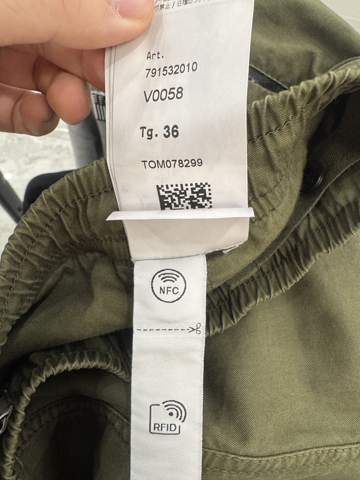 Stone Island Stone Island Olive Cargo Jogger Pants Size US 36 / EU 52 - 8 Thumbnail