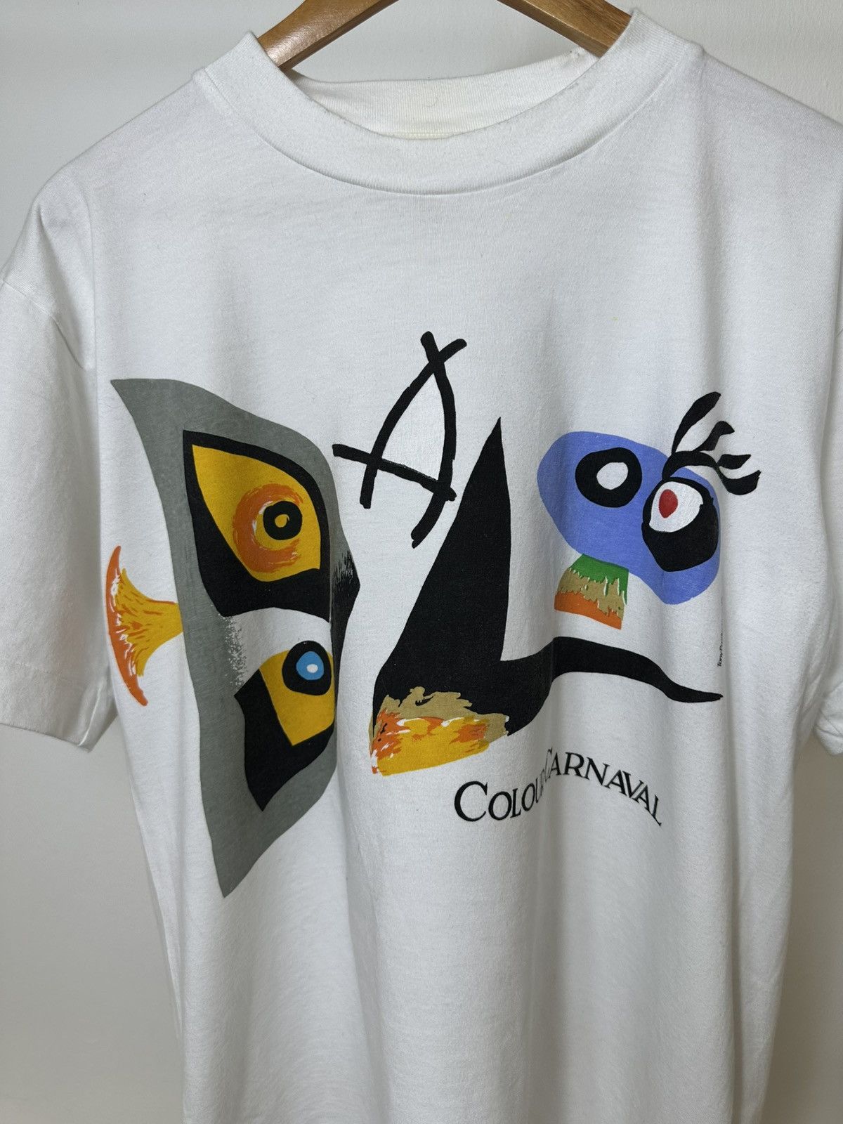 Vintage Vintage Joan Miro T Shirt Size US M / EU 48-50 / 2 - 2 Thumbnail