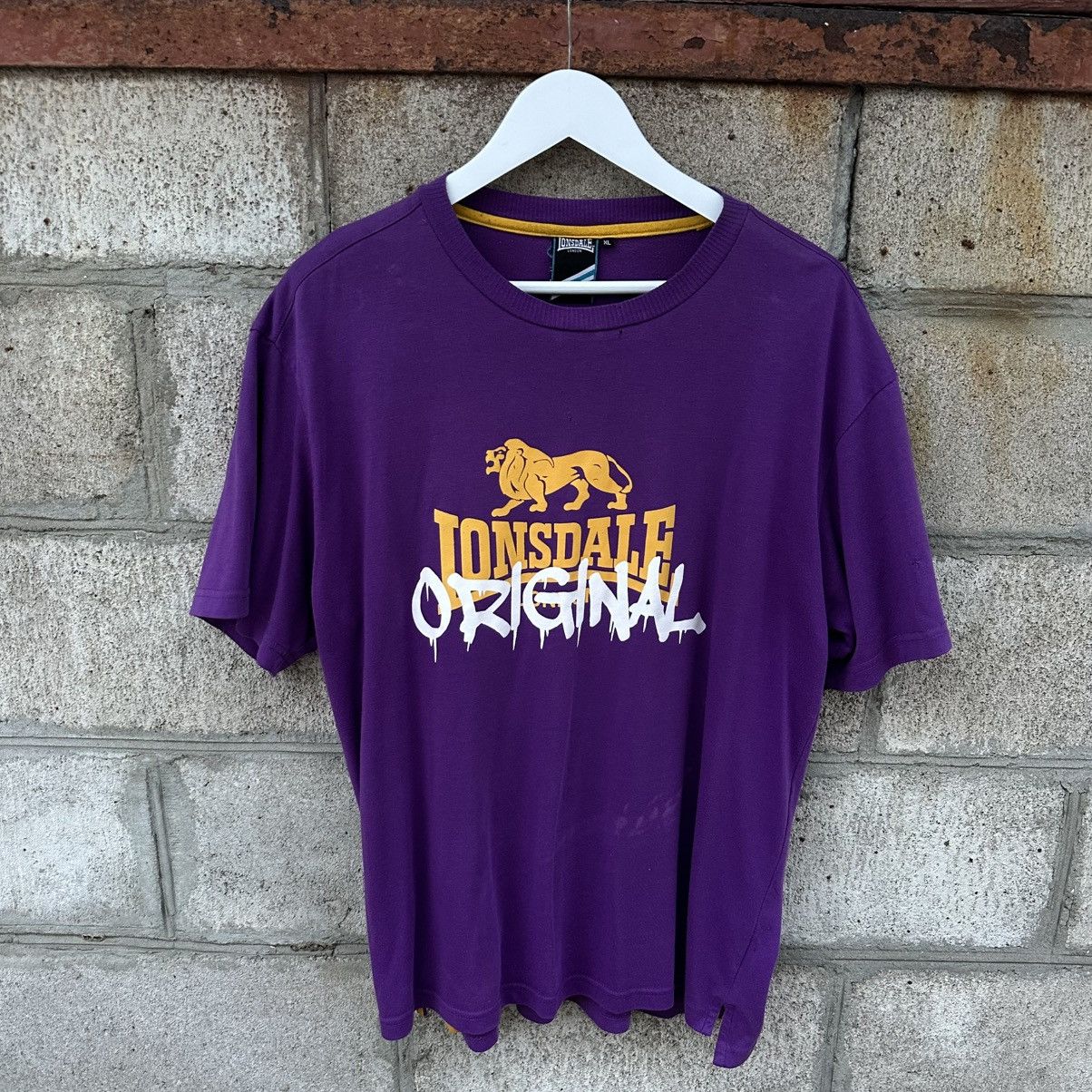 Number (N)ine Vintage Lonsdale T-shirts Big Logo Size L Y2K 00s Distressed Size US L / EU 52-54 / 3 - 1 Thumbnail