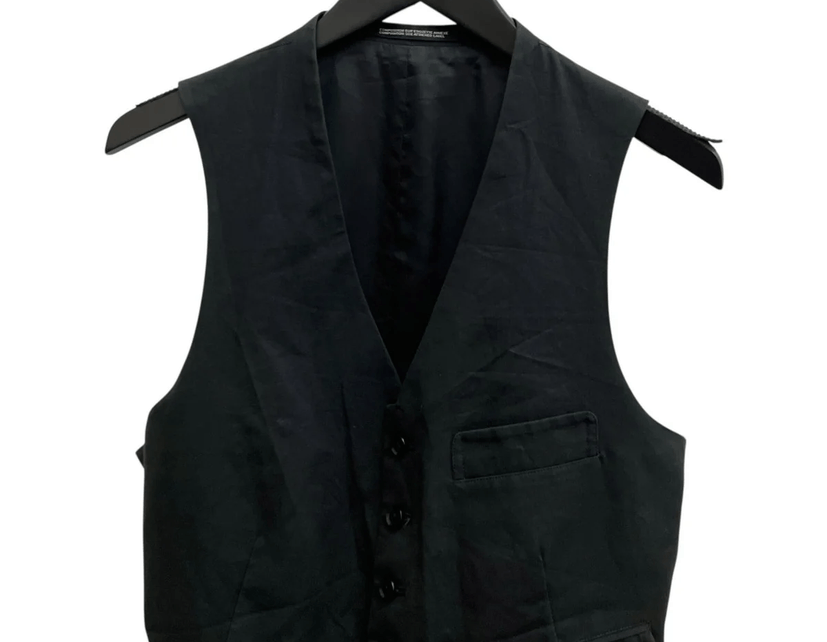 Yohji Yamamoto Yohji Yamamoto pour homme Vest size 2 black rare! Size 46R - 3 Thumbnail