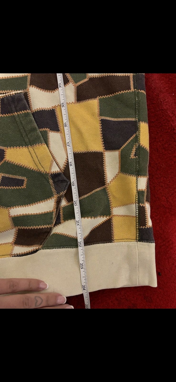 Bape RARE BAPE X Nigo Patchwork Camo Full Zip Hoodie Size US L / EU 52-54 / 3 - 9 Thumbnail