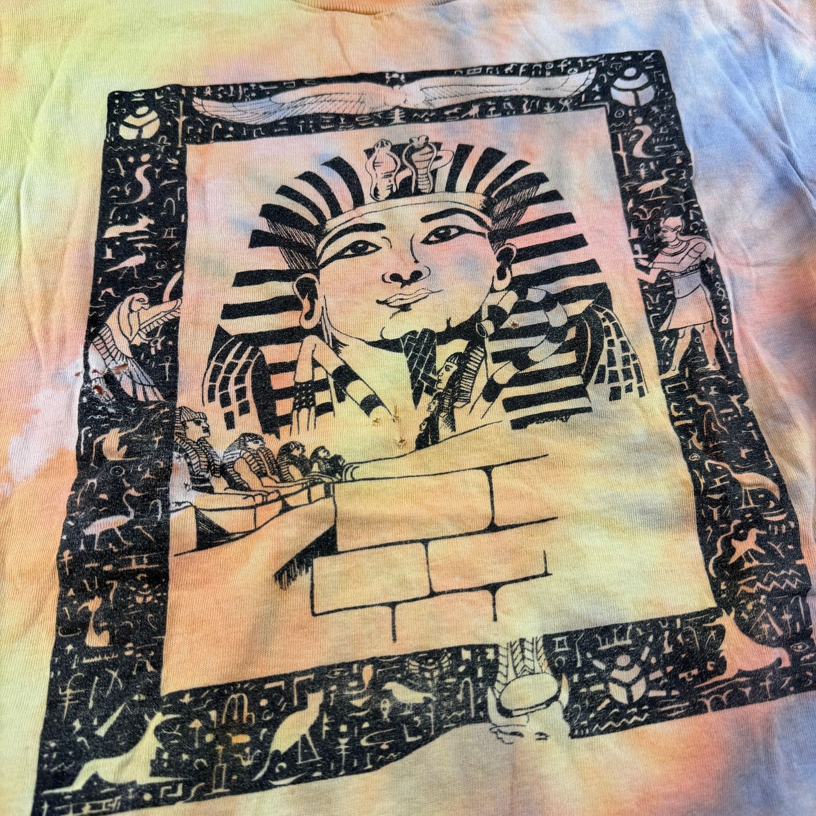 Jerzees Vintage Egypt Tye Dye Shirt Size Large USA Made Size US L / EU 52-54 / 3 - 4 Thumbnail