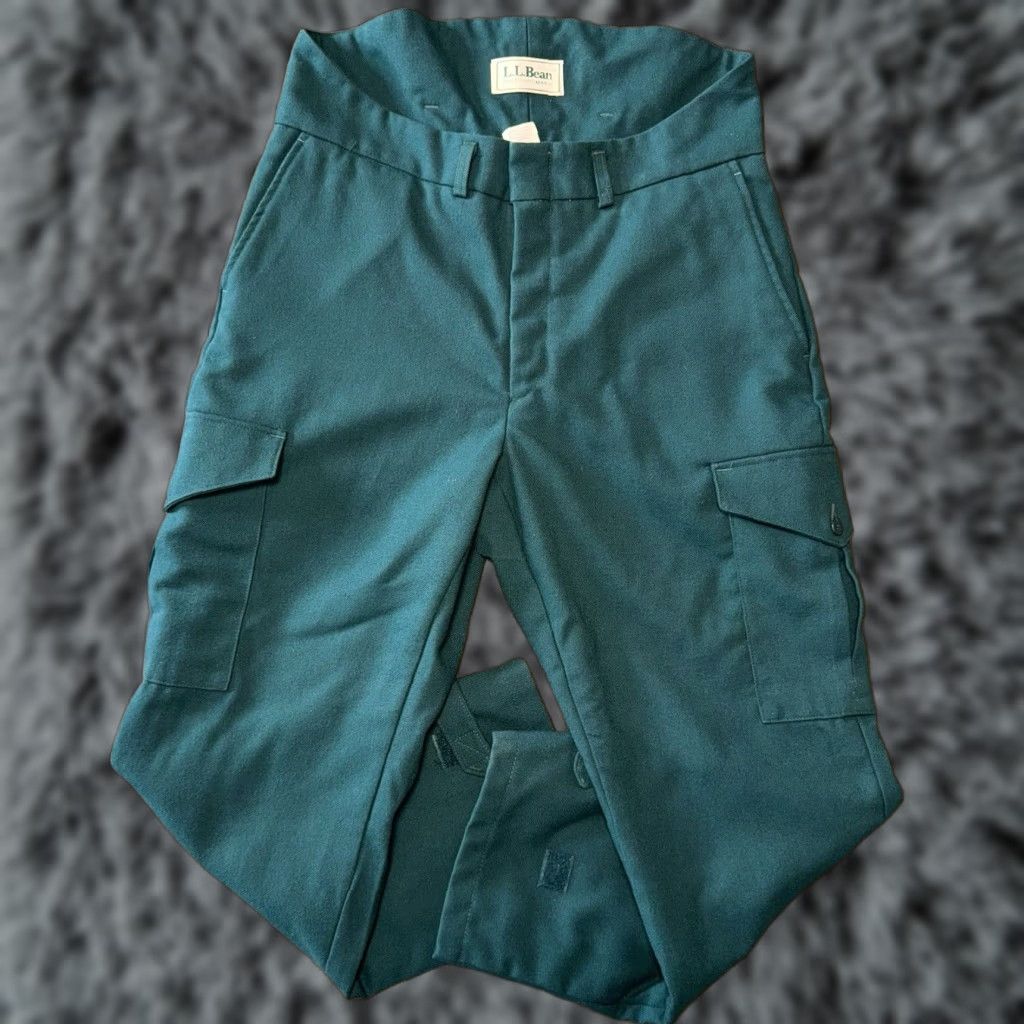 Vintage VINTAGE LL Bean Pants Mens 38x29 Green Heavy Field Hunting Logger Trousers Size US 38 / EU 54 - 1 Thumbnail
