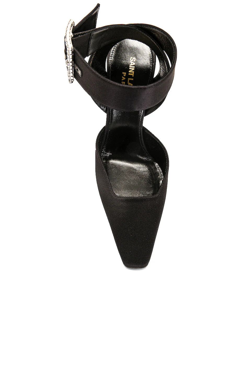 Saint Laurent Paris o1bcso1str1124 Fanny Slingback Pumps in Nero Size US 7.5 / IT 37.5 - 3 Thumbnail